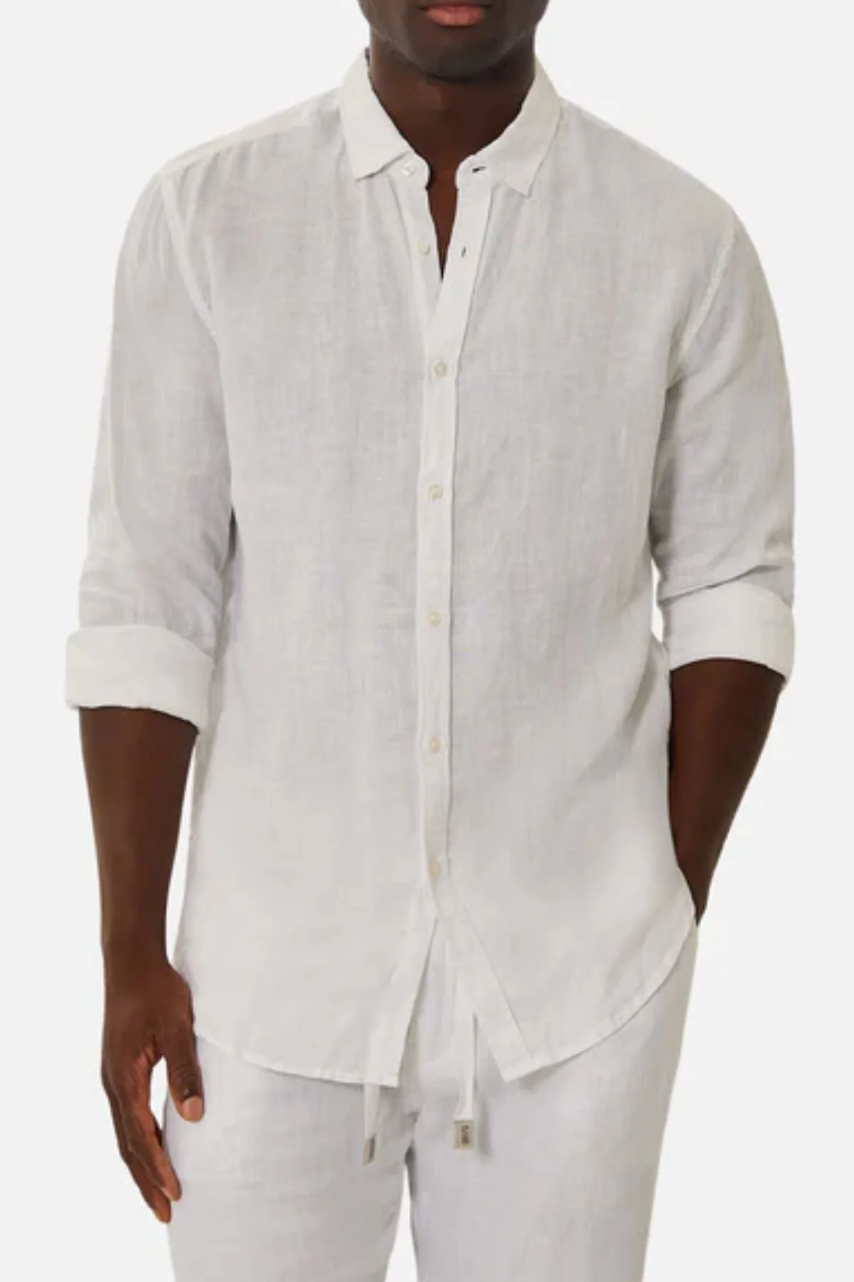 Industrie The Tennyson Linen Blend Shirt