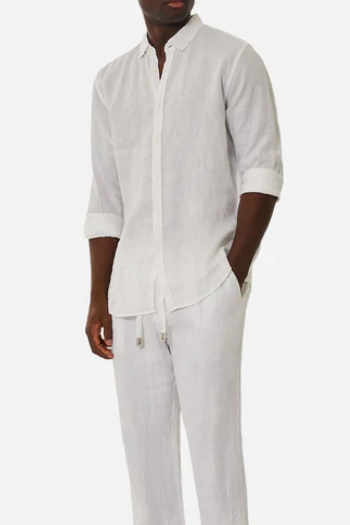 Industrie The Tennyson Linen Blend Shirt - Image 4