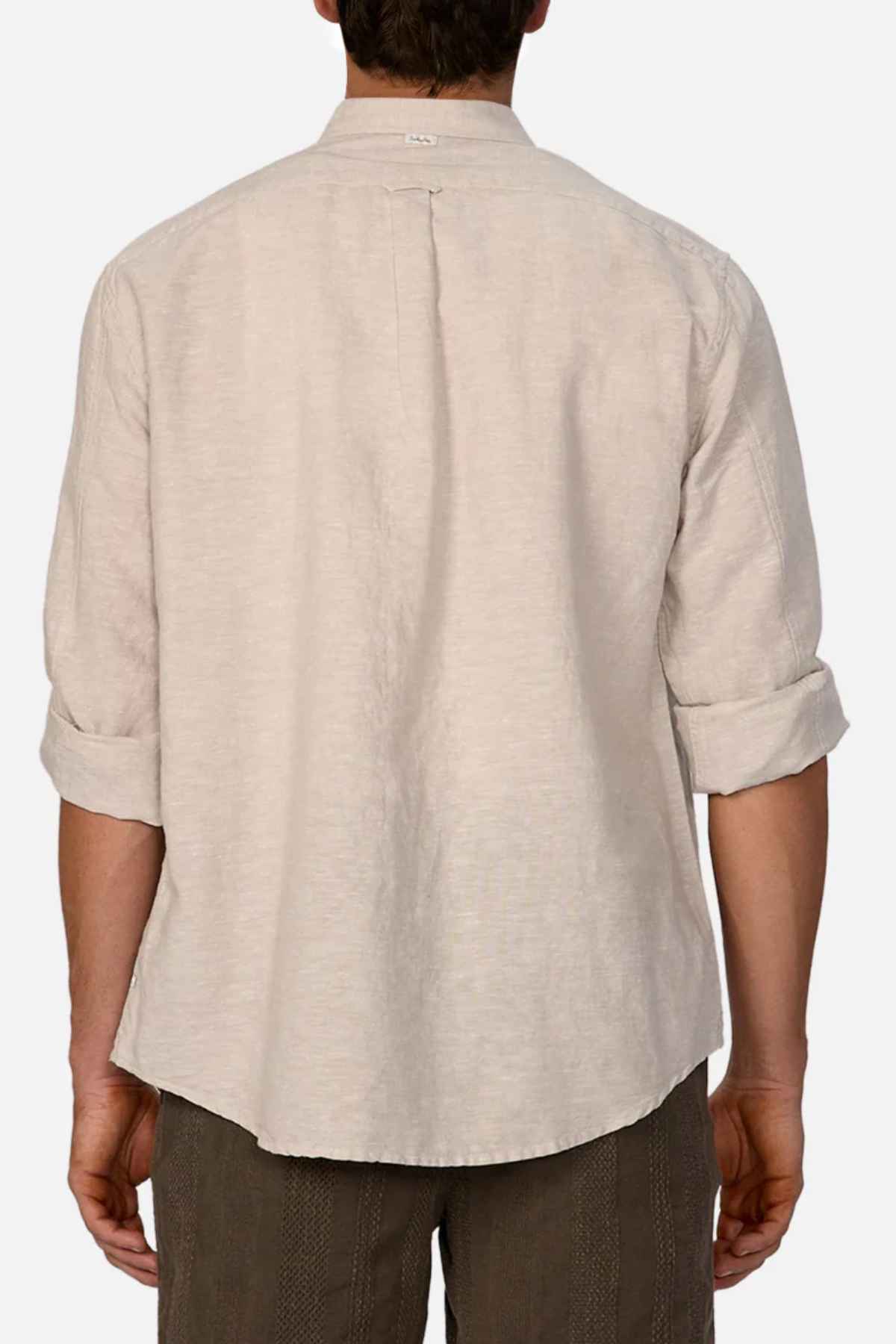 Industrie The Tennyson Linen Blend Shirt - Image 2