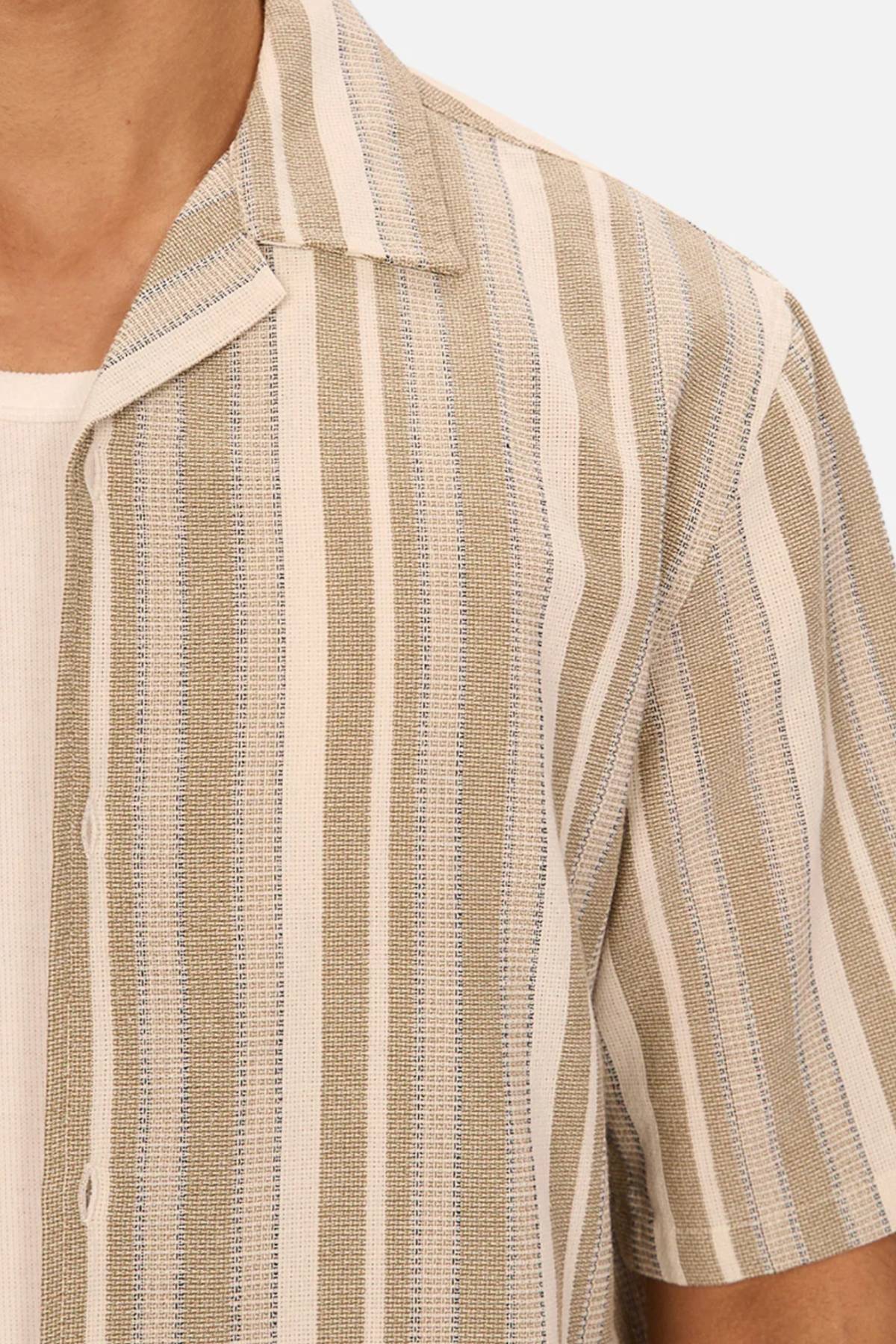 Industrie The Textured Livorno Short Sleeve Shirt - Image 3