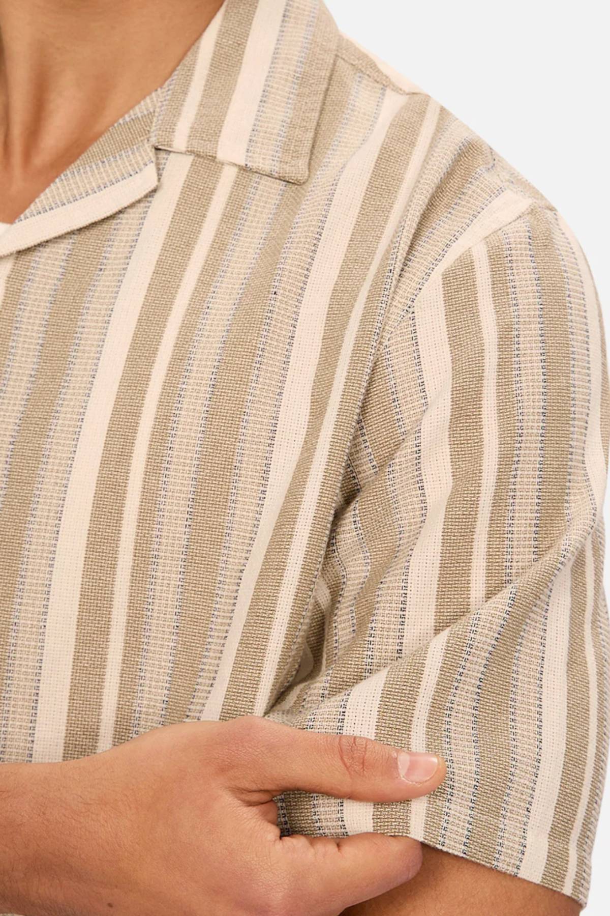 Industrie The Textured Livorno Short Sleeve Shirt - Image 4