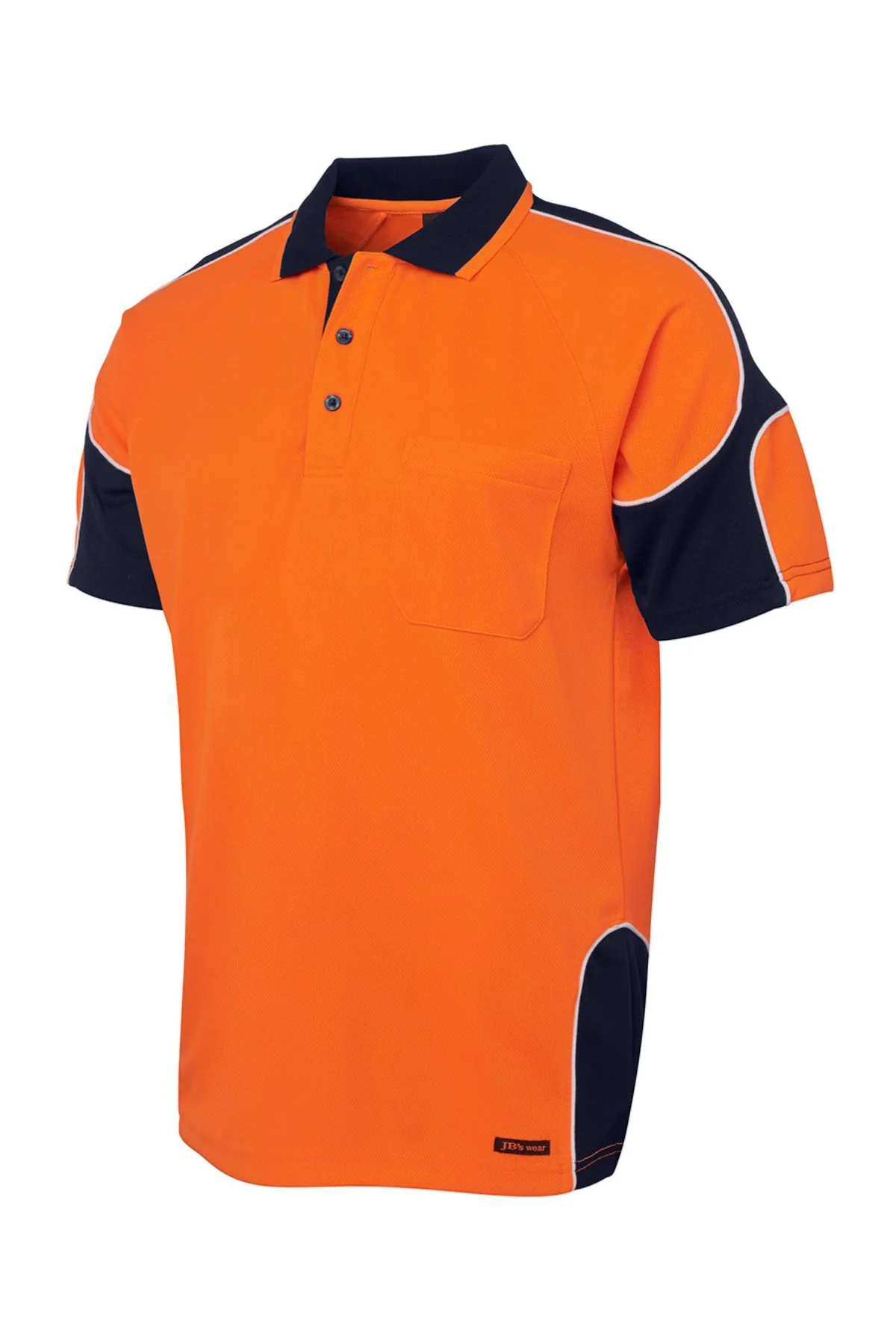 JBs Hi Vis Arm Panel Polo - Image 3
