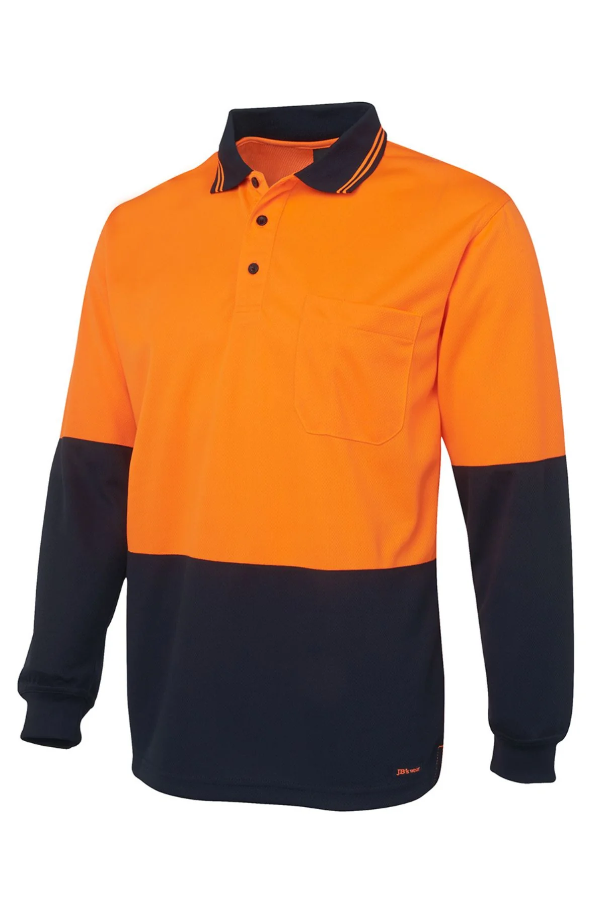 JBs Hi Vis L/S Traditional Polo - Image 3