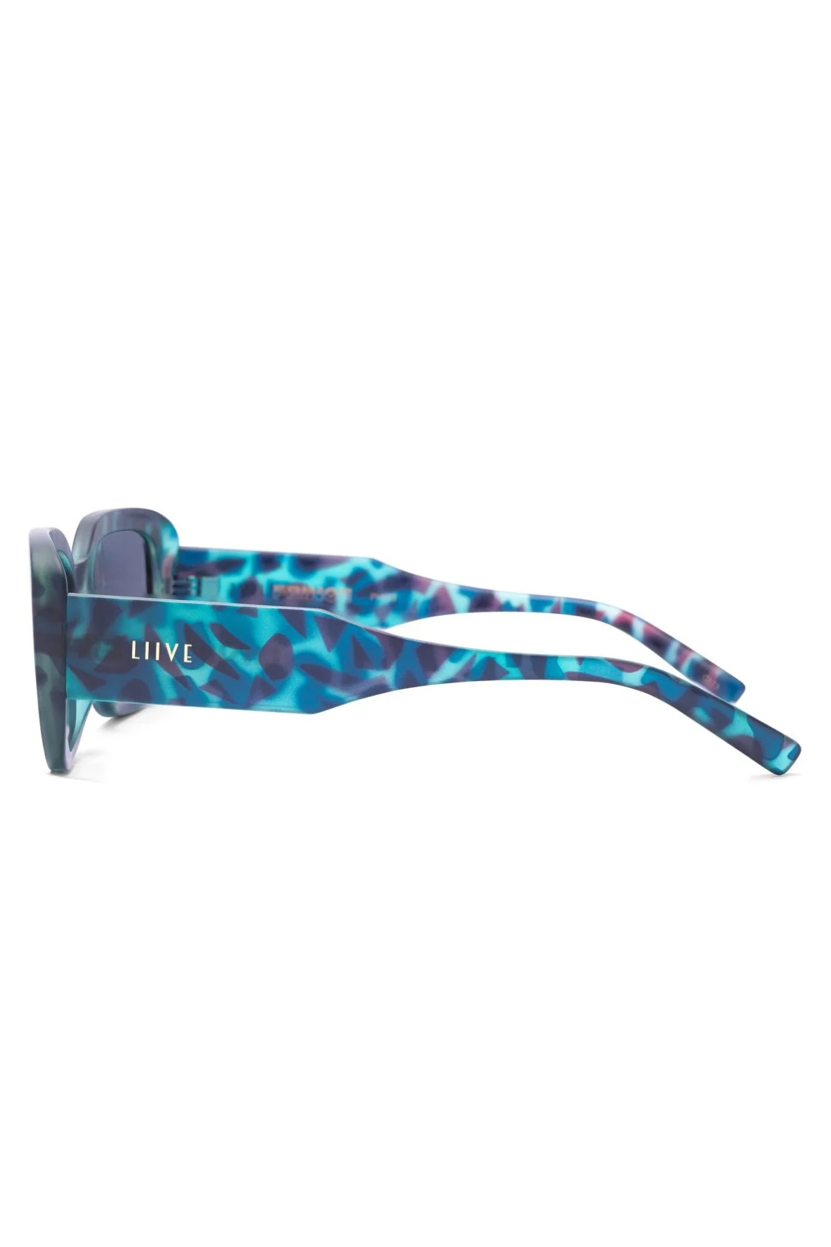 Liive Fringe Blue Meanie Sunglasses - Image 3