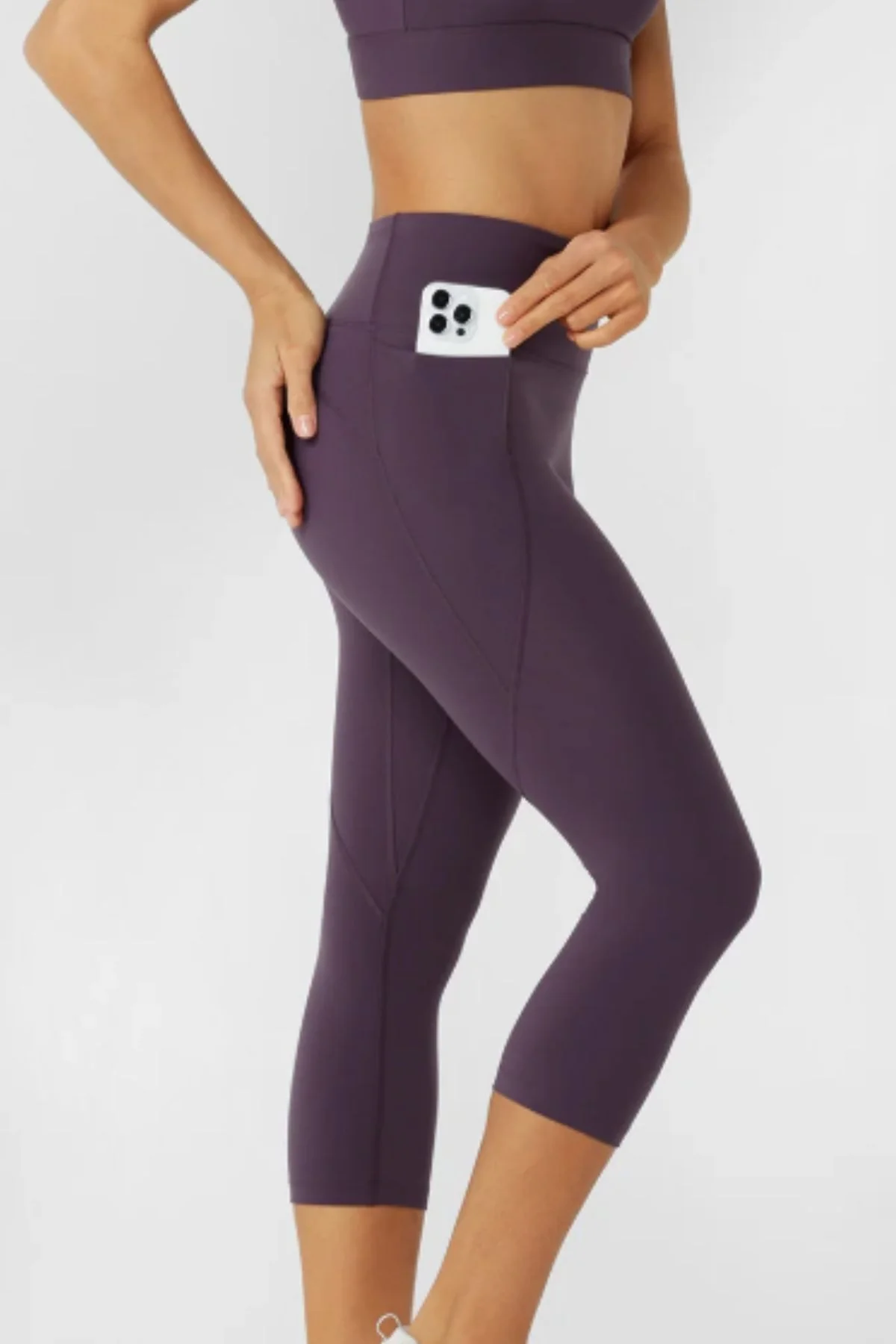 Lorna Jane Amy No Ride Phone Pocket 7/8 Leggings - Image 3