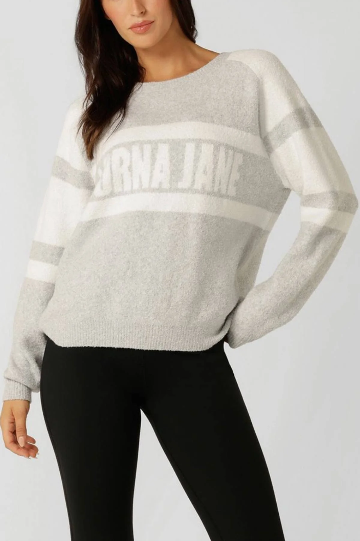 Lorna Jane Cloud Soft Logo Knit Jumper