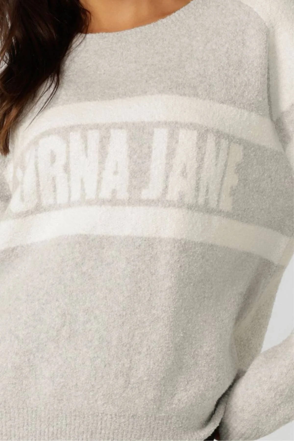 Lorna Jane Cloud Soft Logo Knit Jumper - Image 2