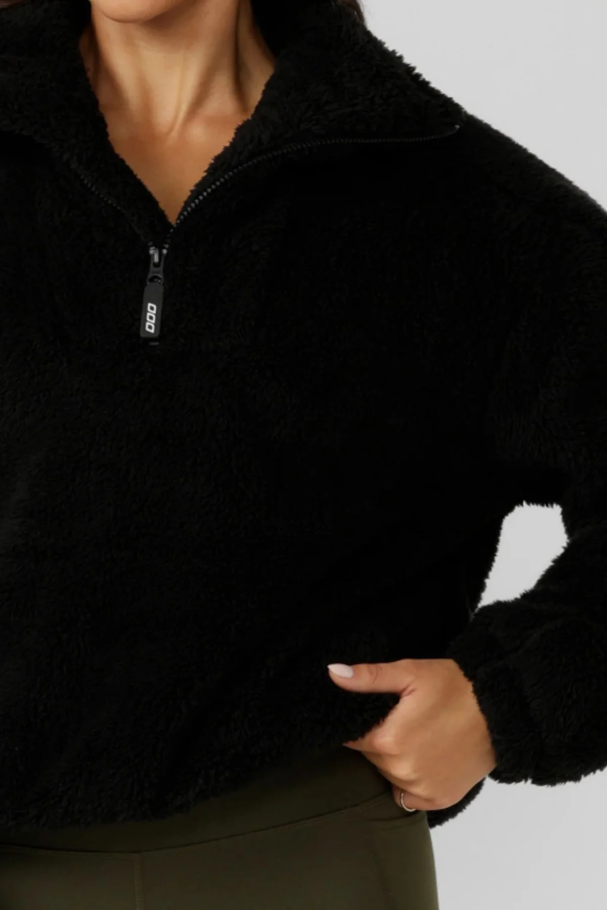 Lorna Jane Everyday Teddy Quarter Zip Sweat - Image 3