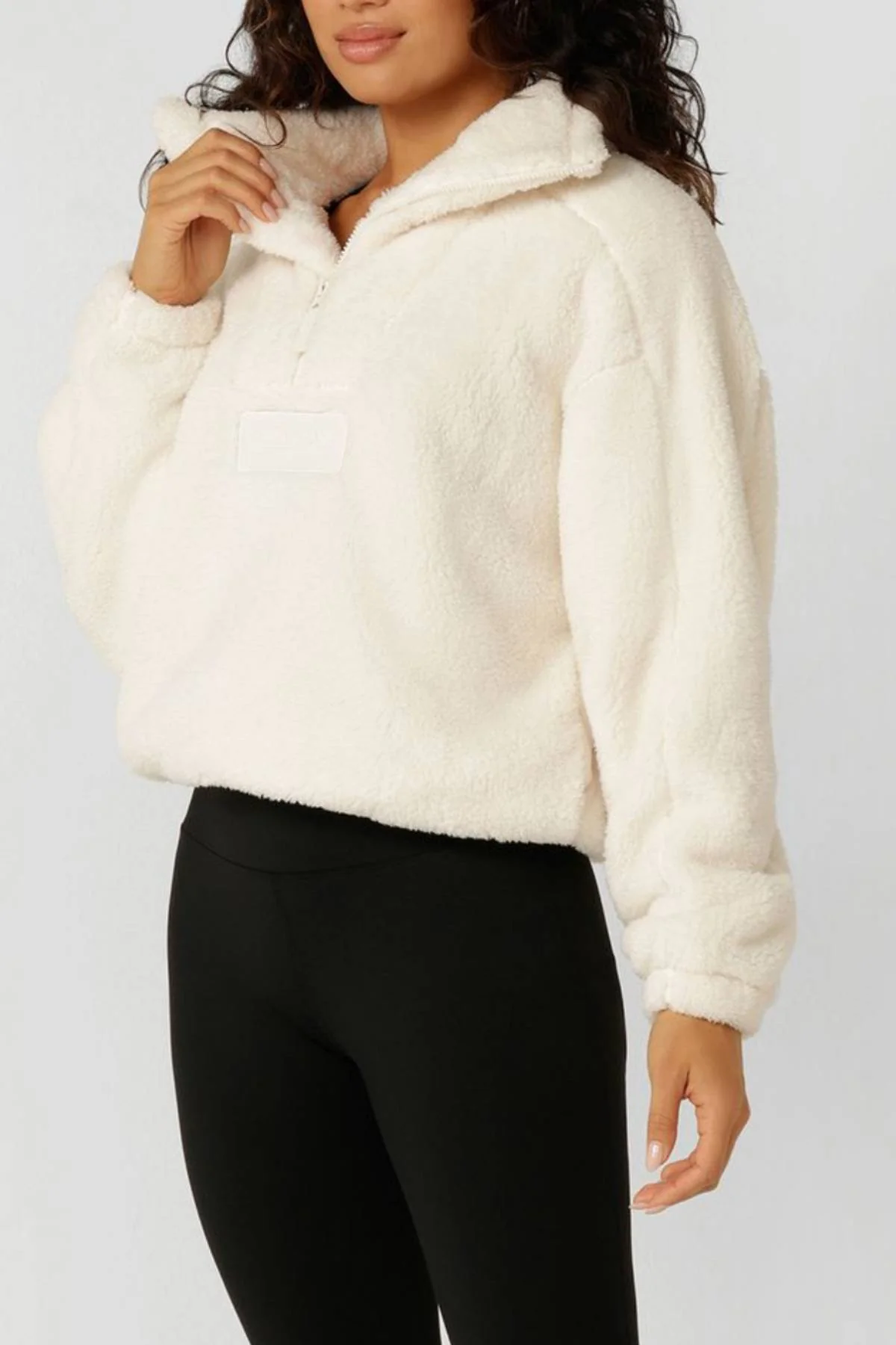 Lorna Jane Everyday Teddy Quarter Zip Sweat - Image 2