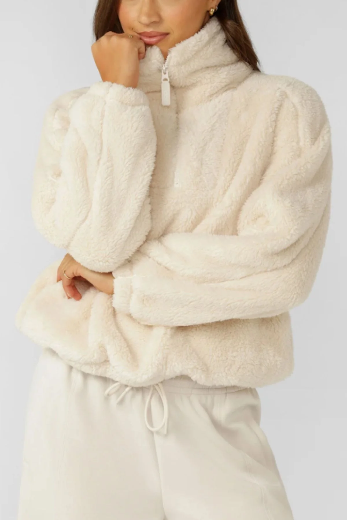 Lorna Jane Everyday Teddy Quarter Zip Sweat