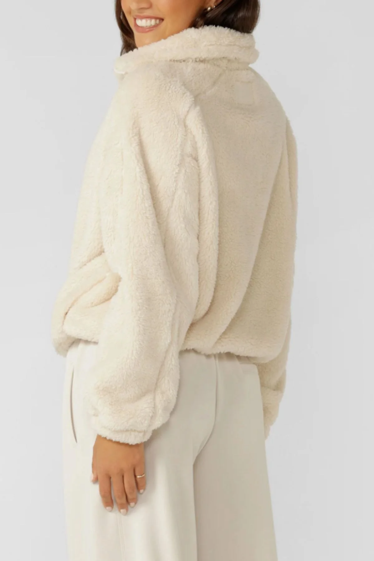 Lorna Jane Everyday Teddy Quarter Zip Sweat - Image 2