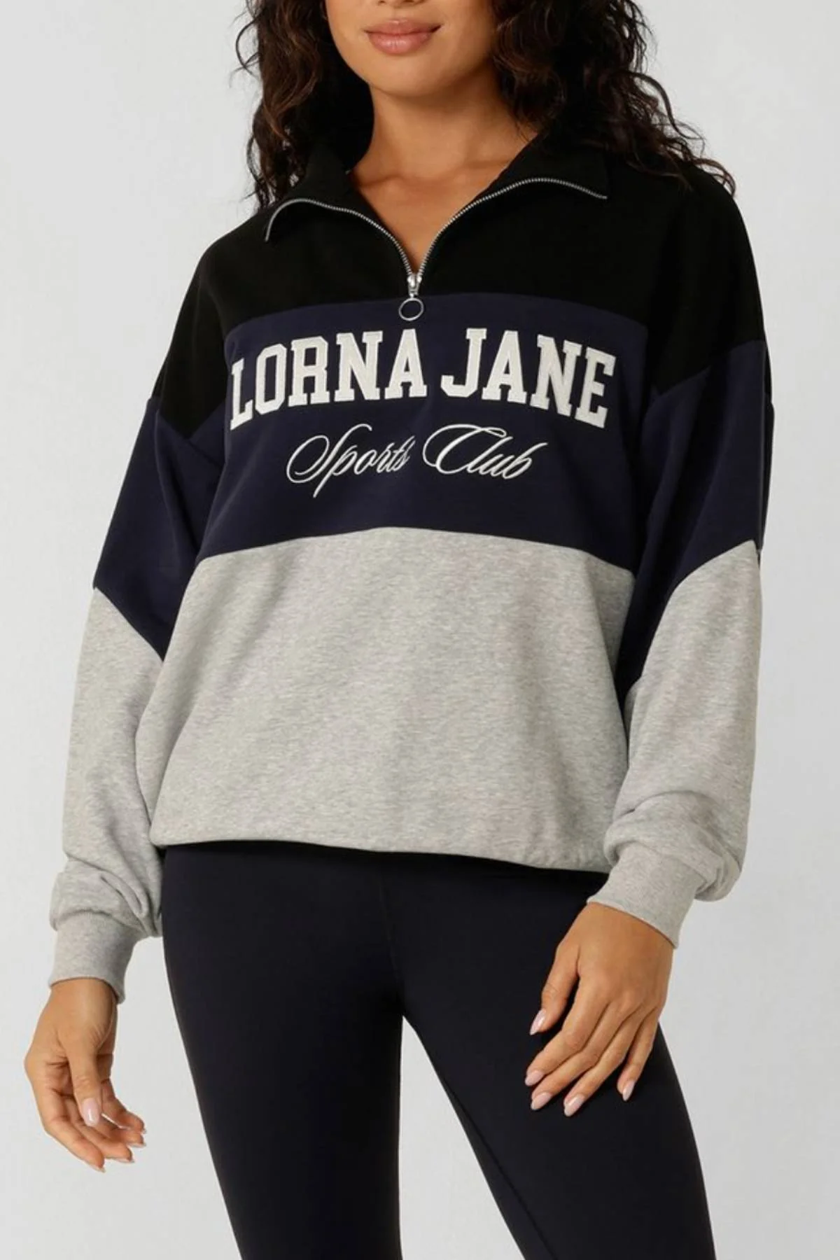 Lorna Jane Heritage Iconic Quarter Zip Sweat