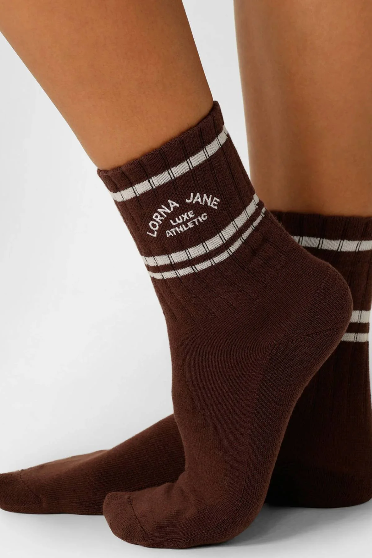 Lorna Jane Lotus Crew Socks