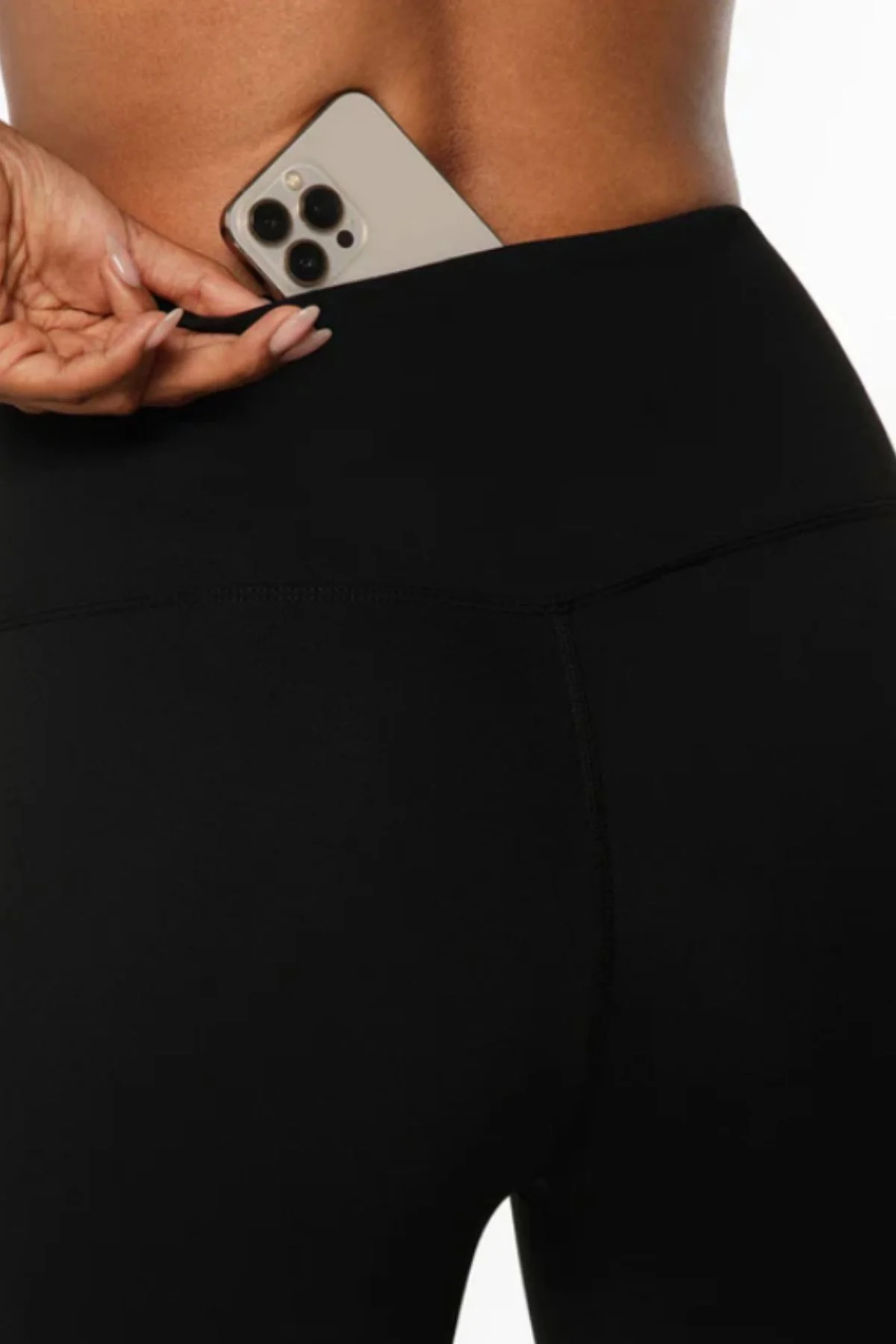 Lorna Jane Lotus No Chafe Phone Pocket 7/8 Leggings - Image 3