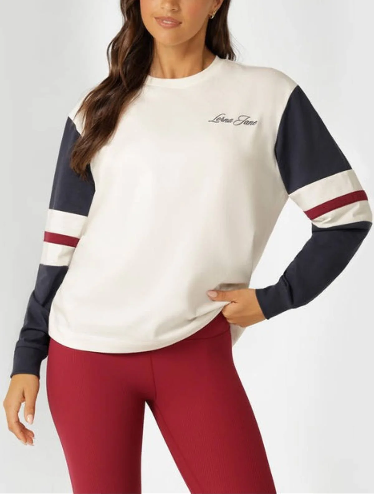 Lorna Jane Varsity Long Sleeve T-Shirt