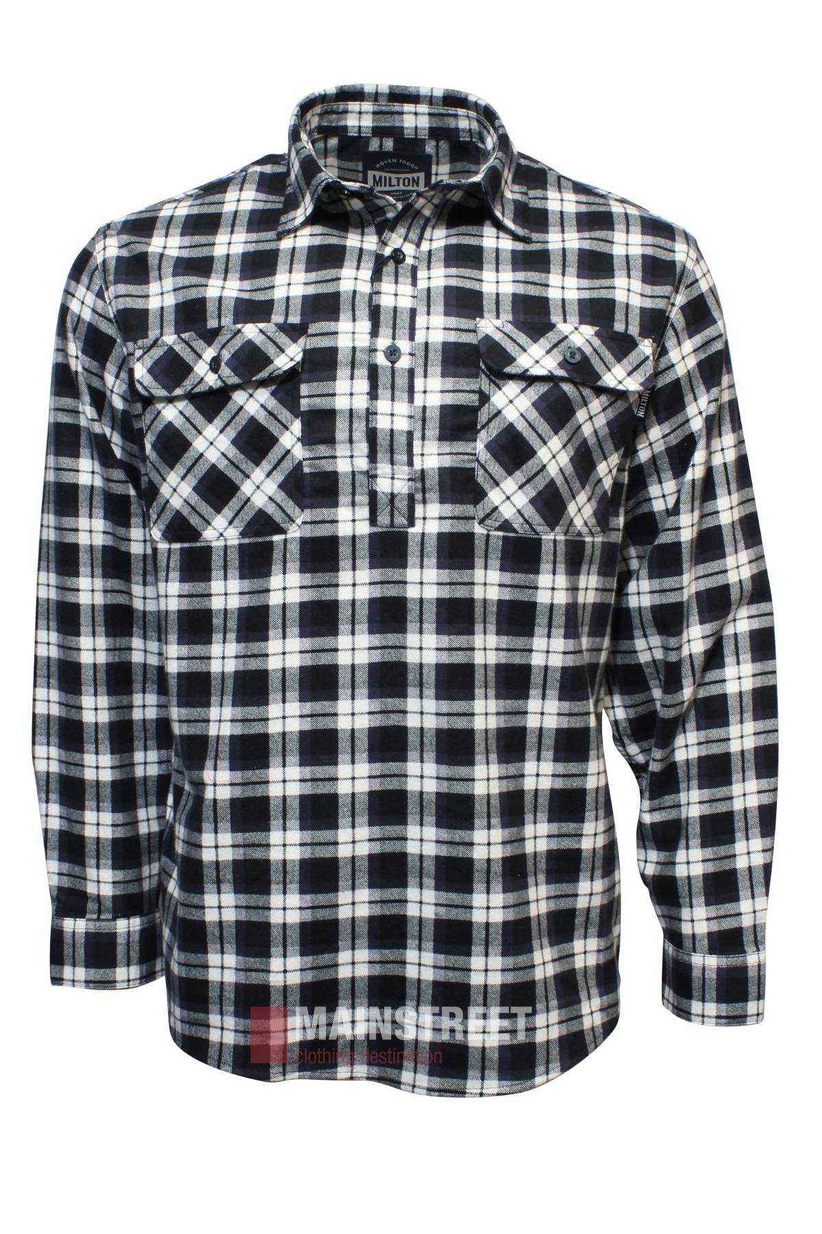 Milton Closed Front Flannelette Shirt