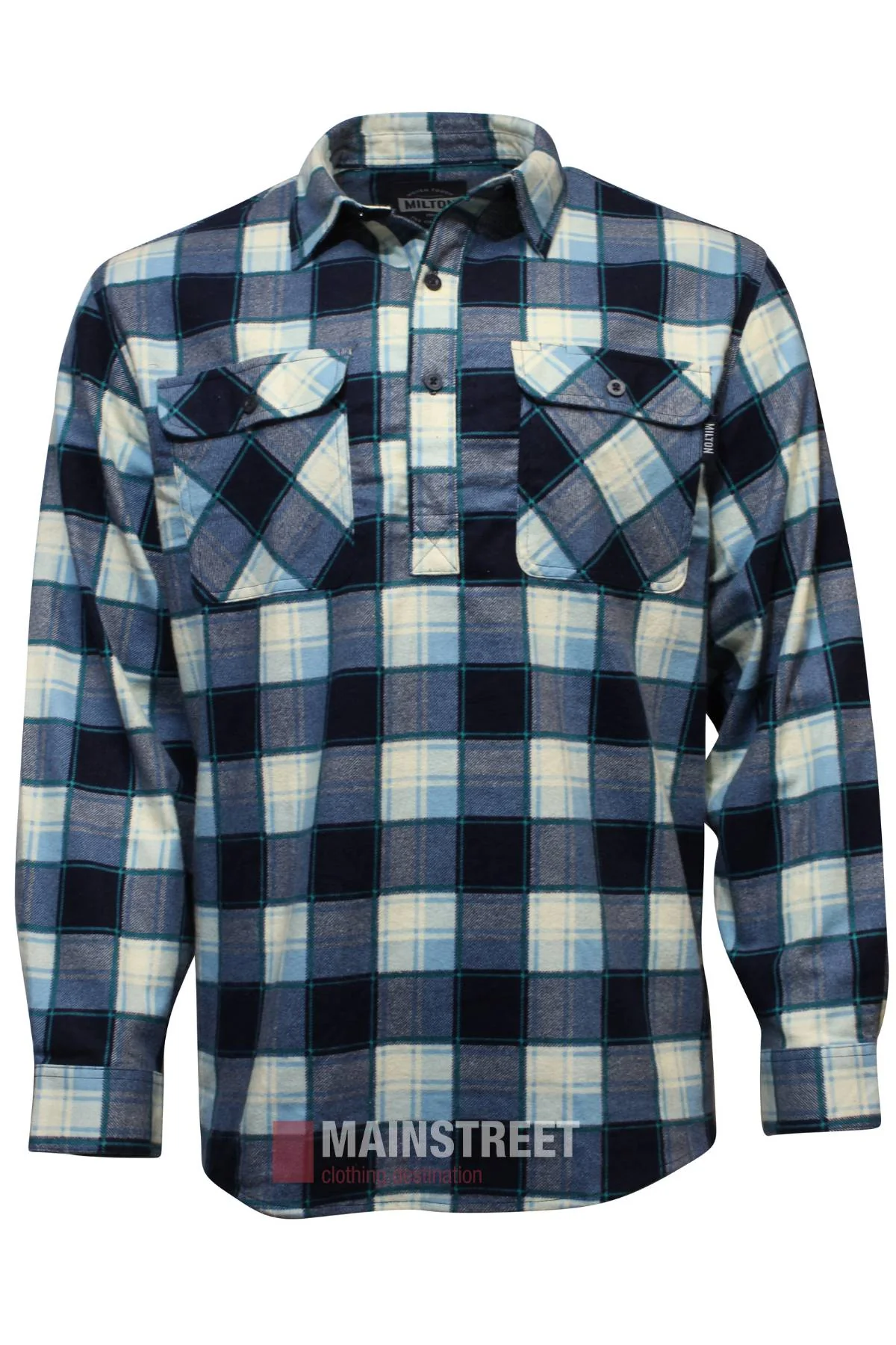 Milton Closed Front Flannelette Shirt