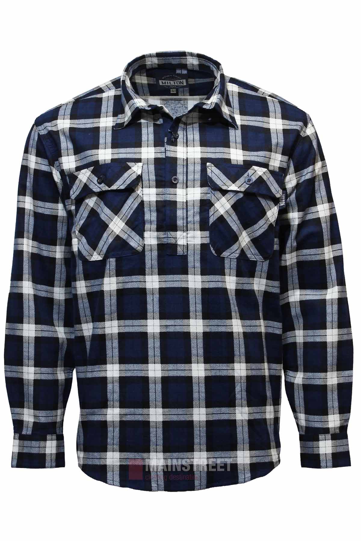 Milton Closed Front Flannelette Shirt