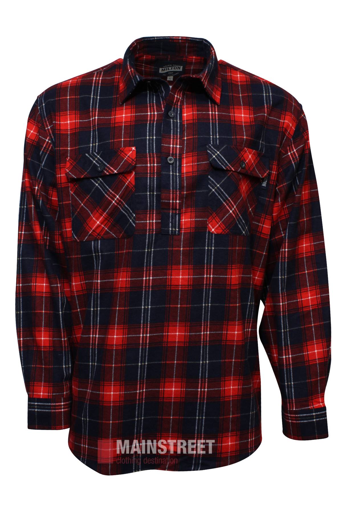 Milton Closed Front Flannelette Shirt