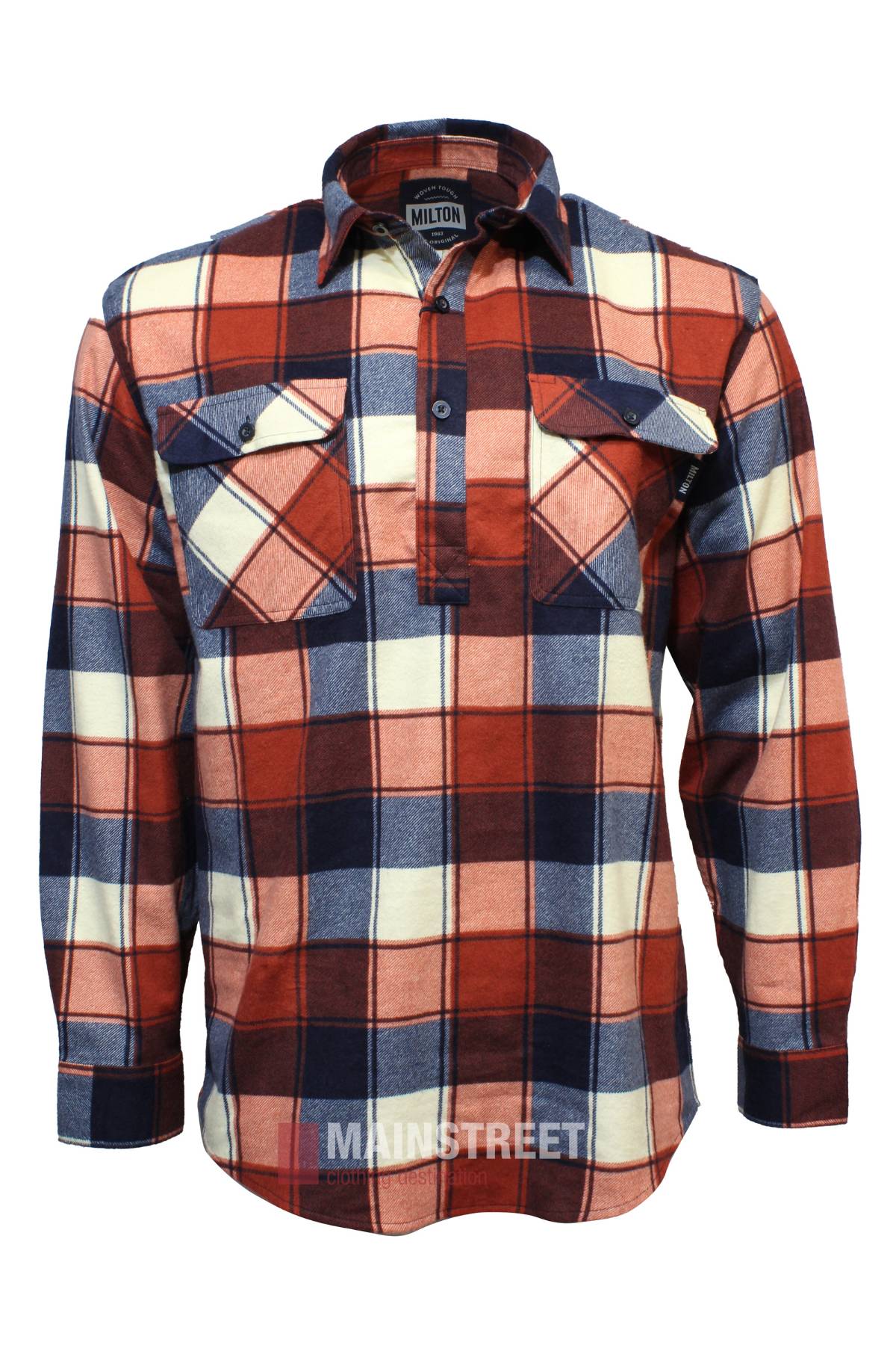 Milton Closed Front Flannelette Shirt