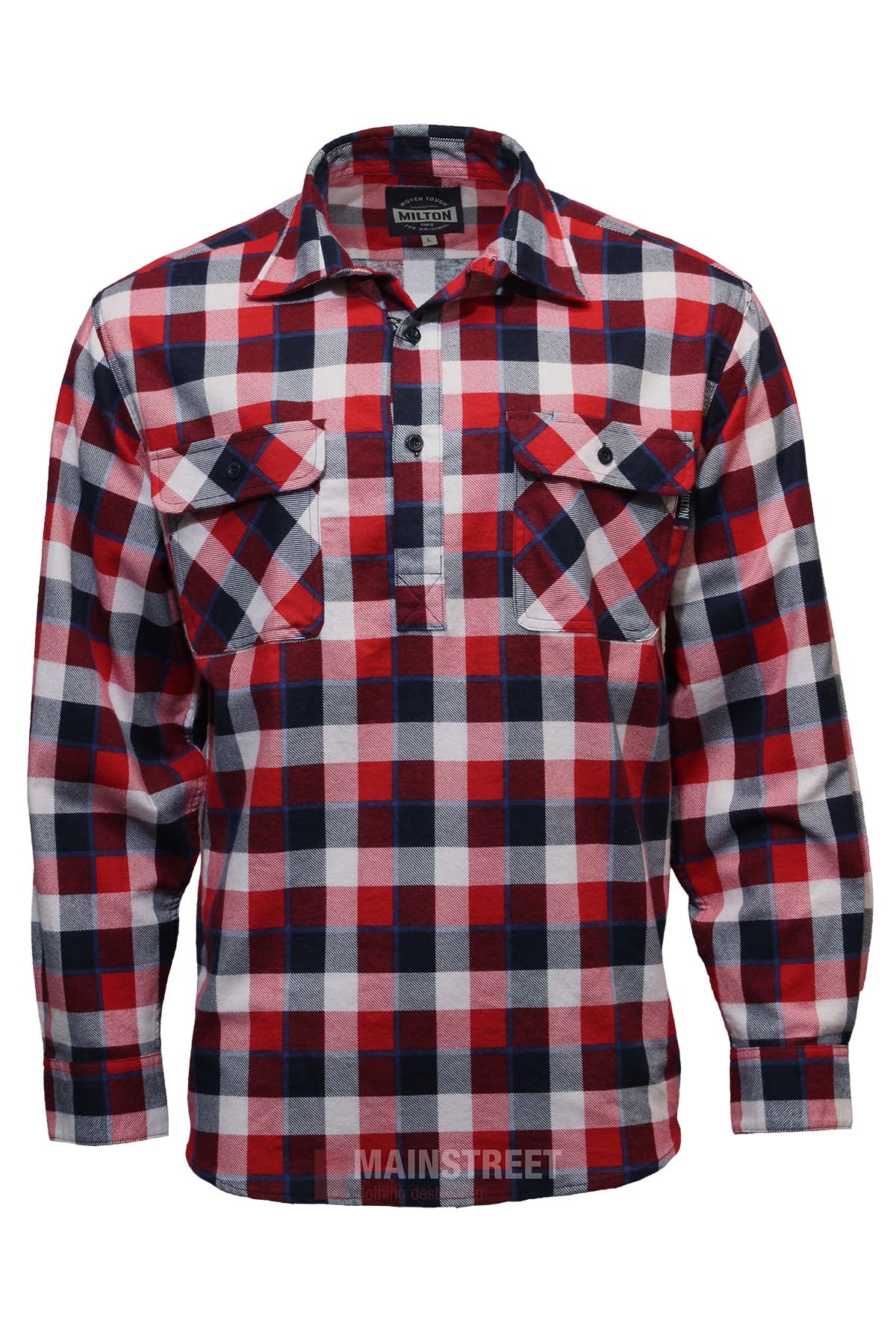Milton Closed Front Flannelette Shirt