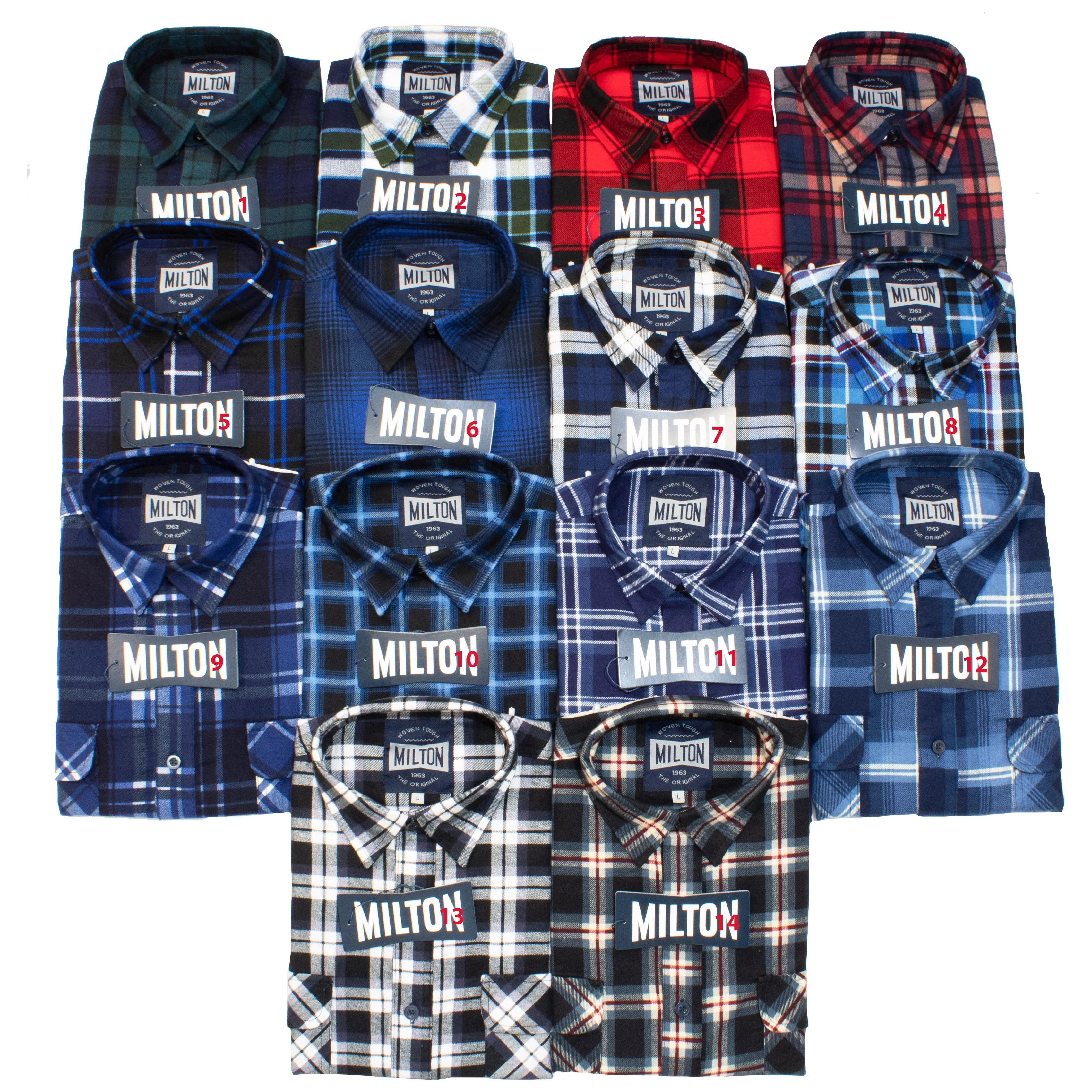 Milton Closed Front Flannelette Shirt