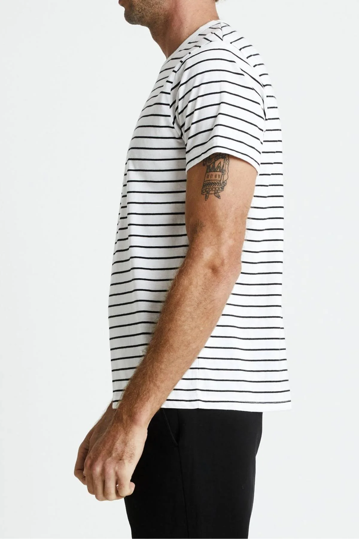 Mr Simple Breton Stripe Tee - Image 3
