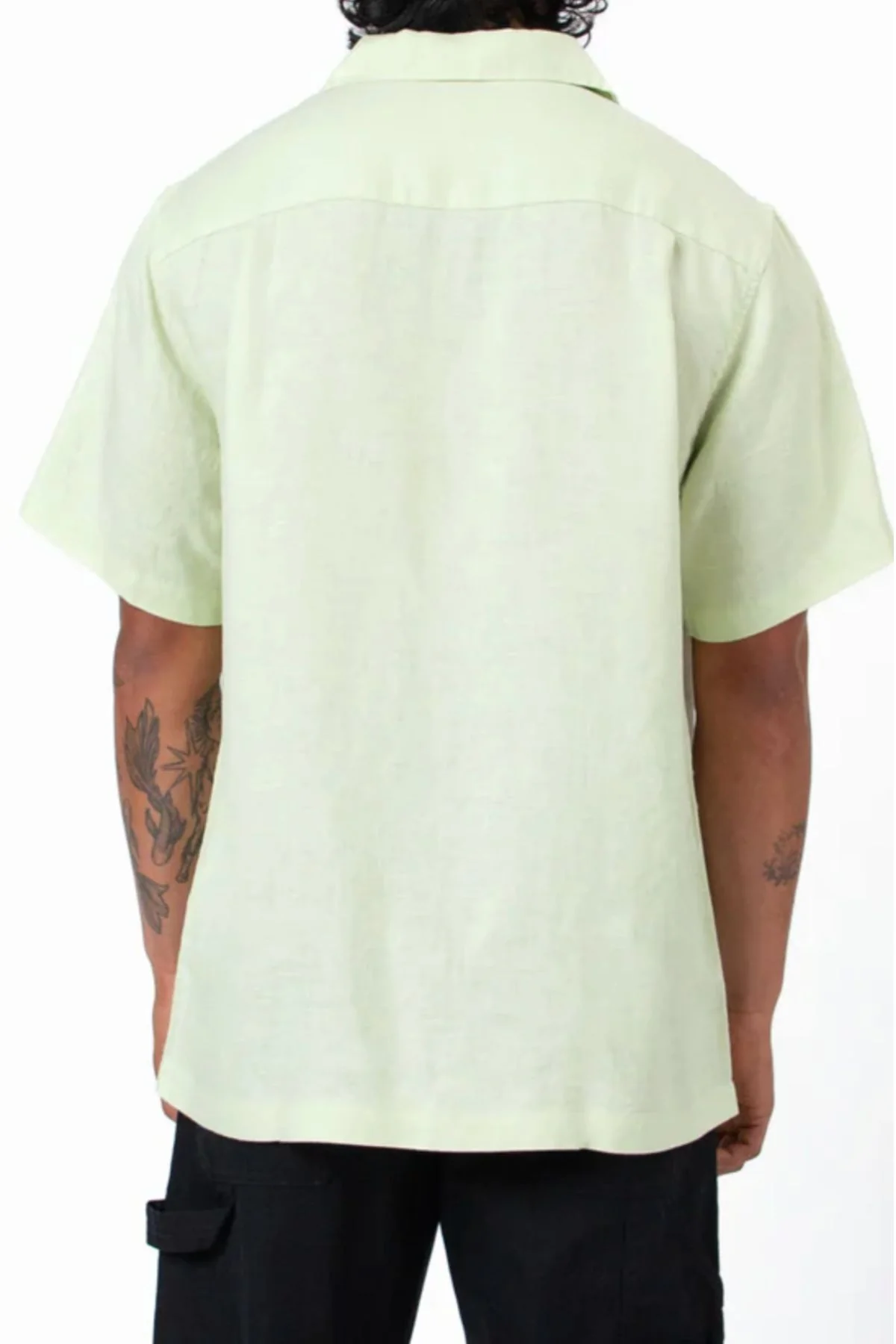 Mr Simple Cuban Linen Short Sleeve Shirt - Image 2