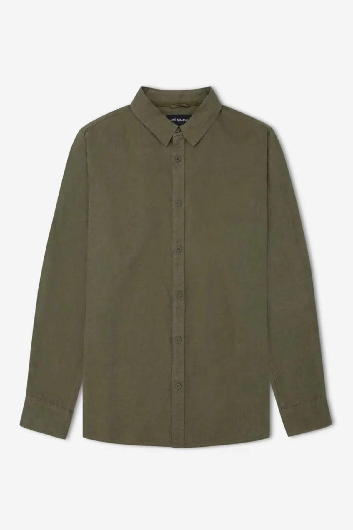 Mr Simple Linen Long Sleeve Shirt - Image 3