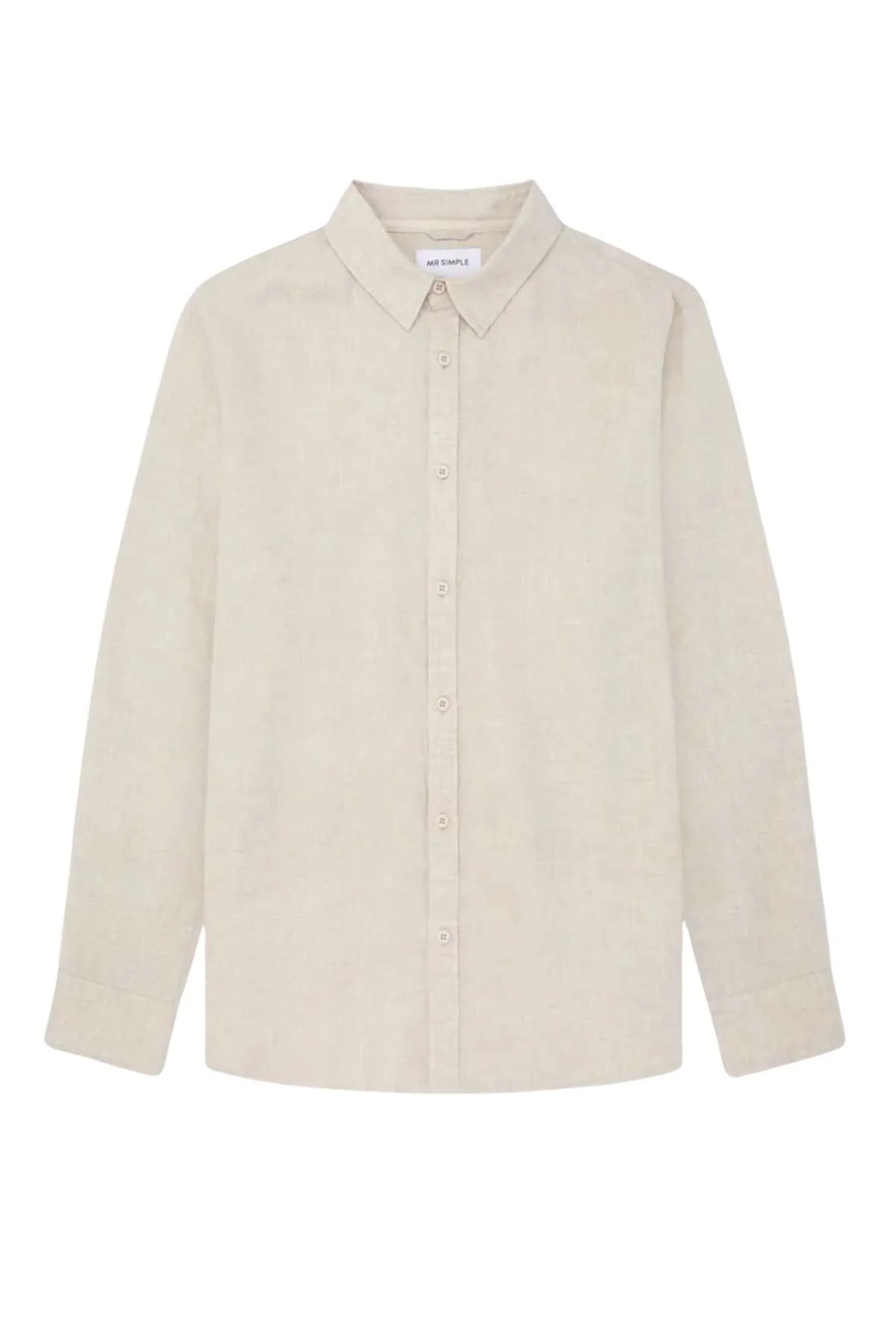 Mr Simple Linen Long Sleeve Shirt - Image 5