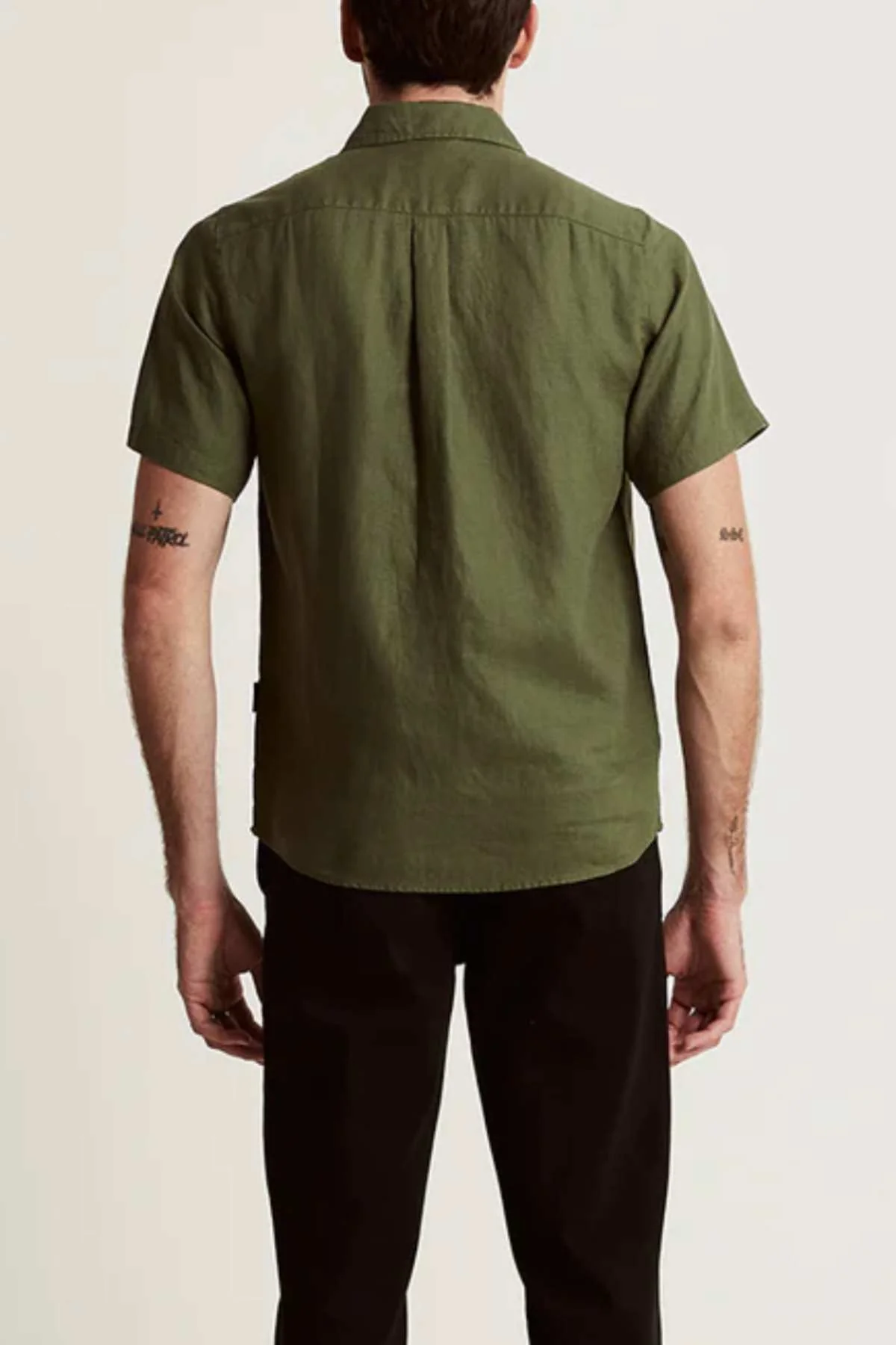 Mr Simple Linen Short Sleeve Shirt - Image 3