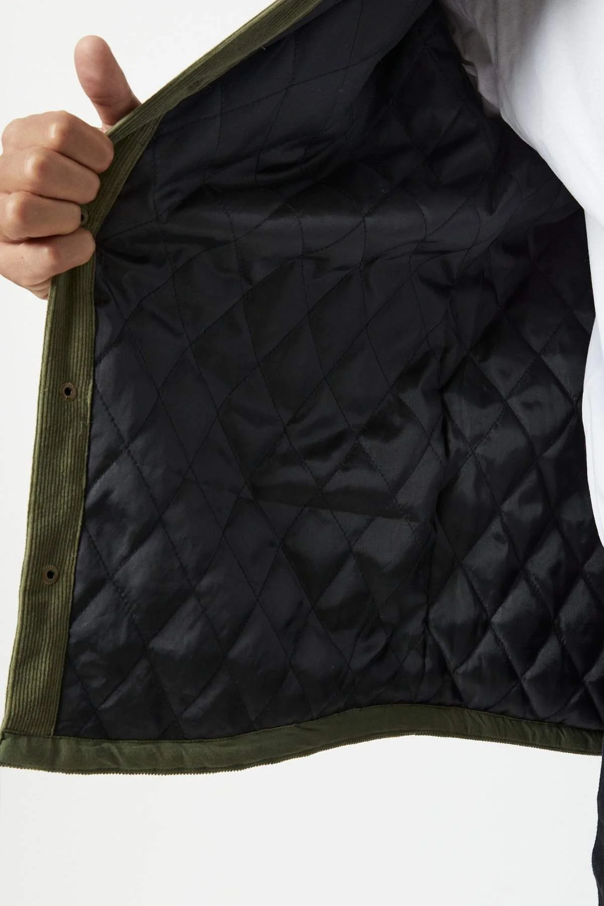 Mr Simple Quilted Cord Jacket - Image 4