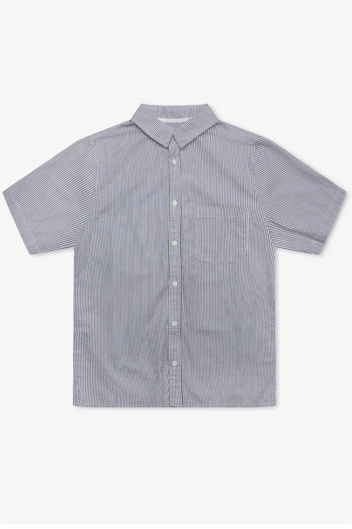 Mr Simple Seersucker Short Sleeve Shirt