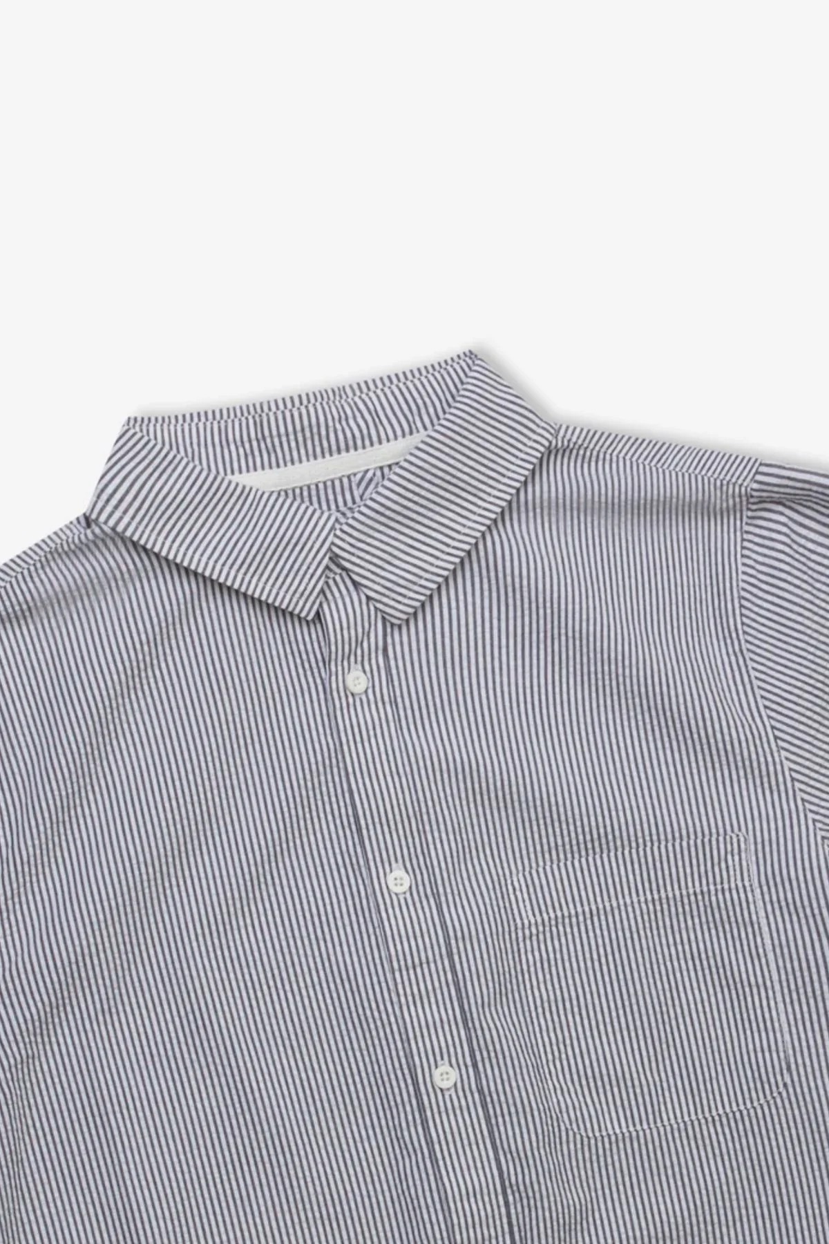 Mr Simple Seersucker Short Sleeve Shirt - Image 2