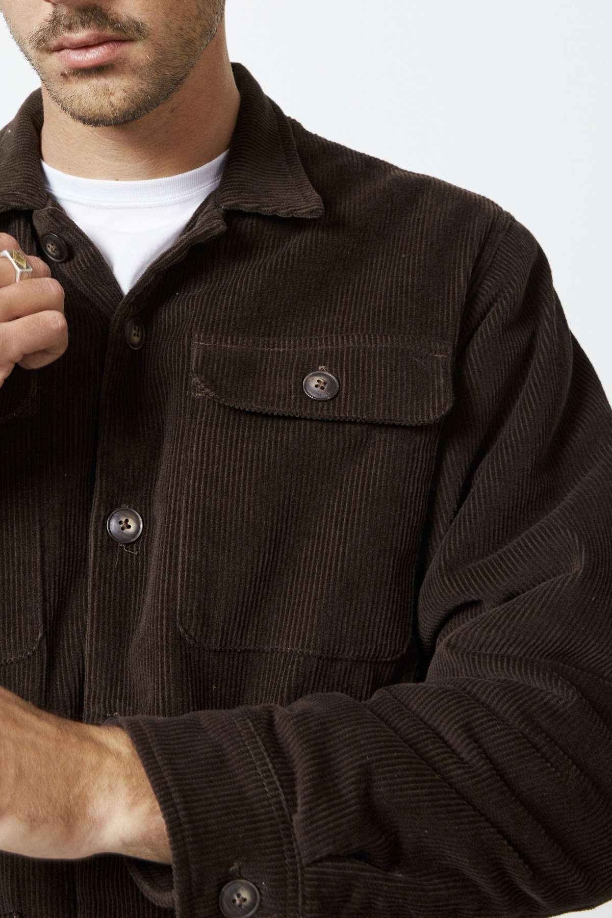 Mr Simple Stockyard Sherpa Jacket - Image 3