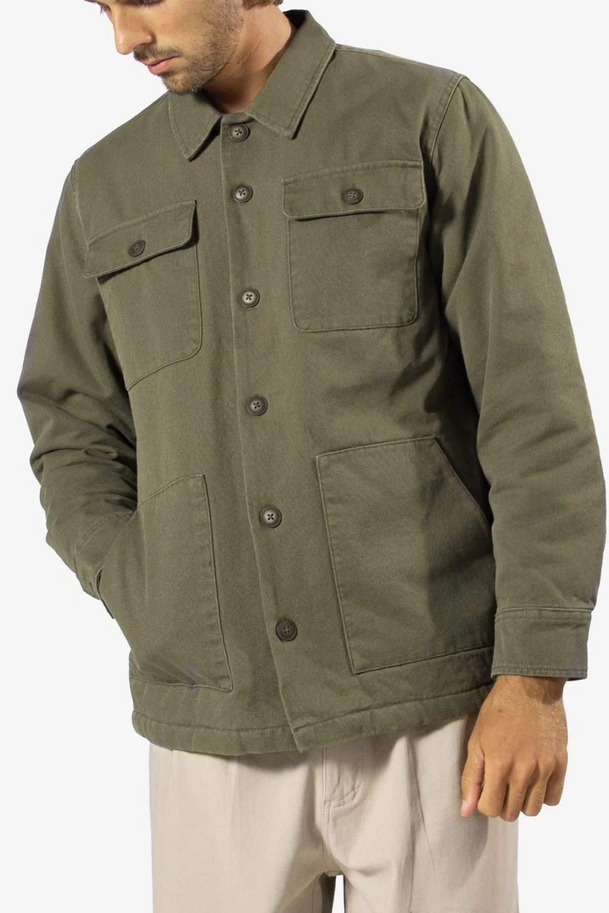Mr Simple Stockyard Sherpa Jacket - Image 2