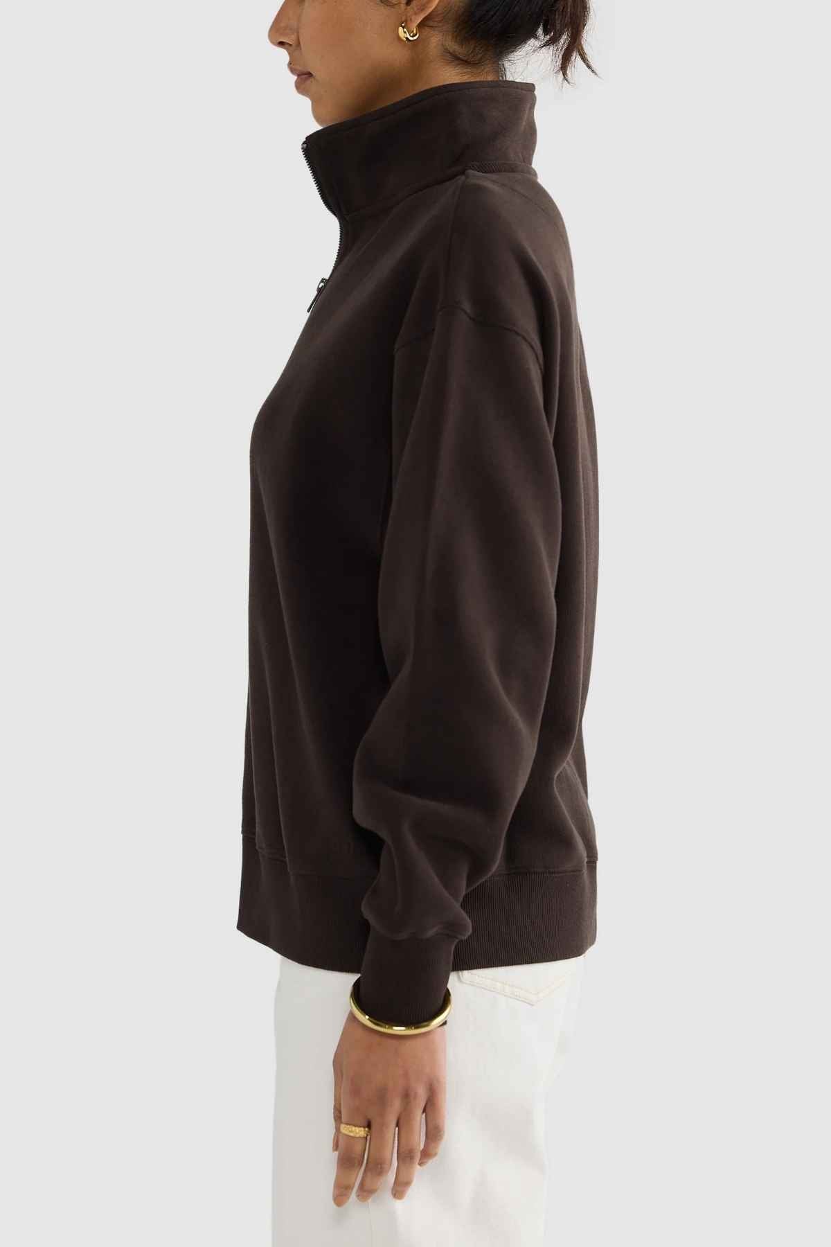 ORTC Ava Ribbed Quarter Zip - Image 2
