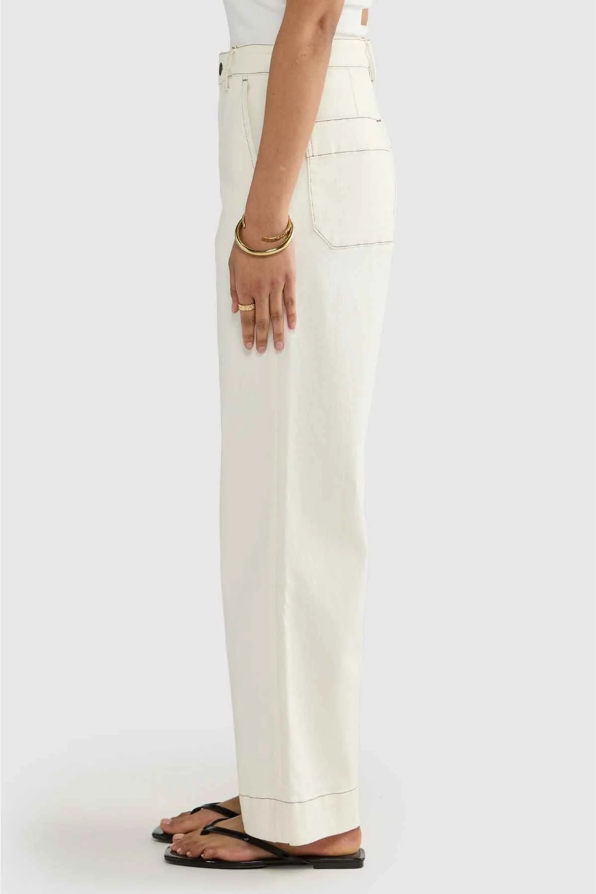 ORTC Lottie Relaxed Twill Pants - Image 2