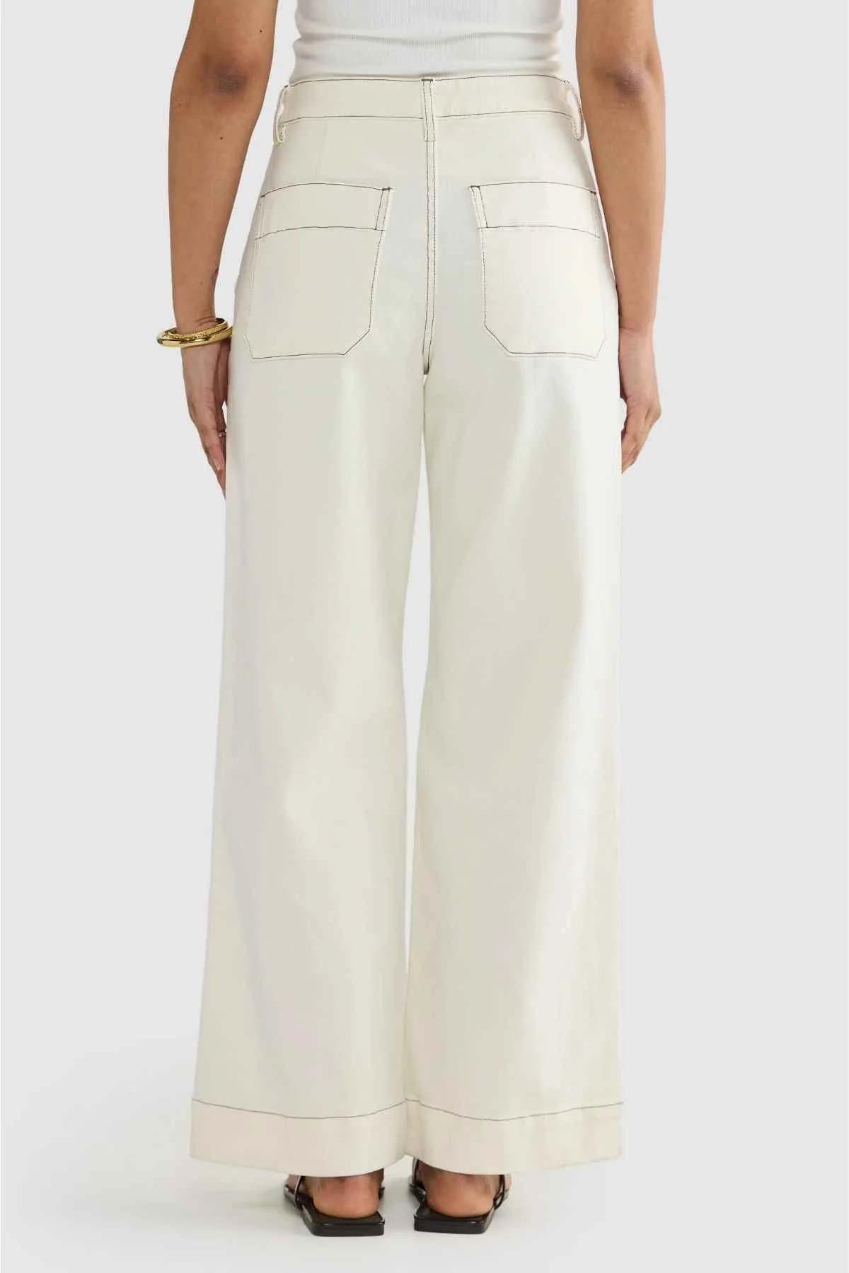 ORTC Lottie Relaxed Twill Pants - Image 3