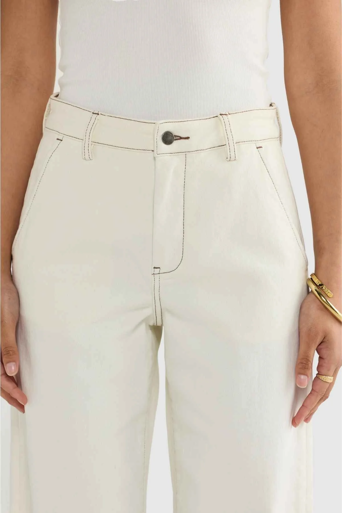 ORTC Lottie Relaxed Twill Pants - Image 4