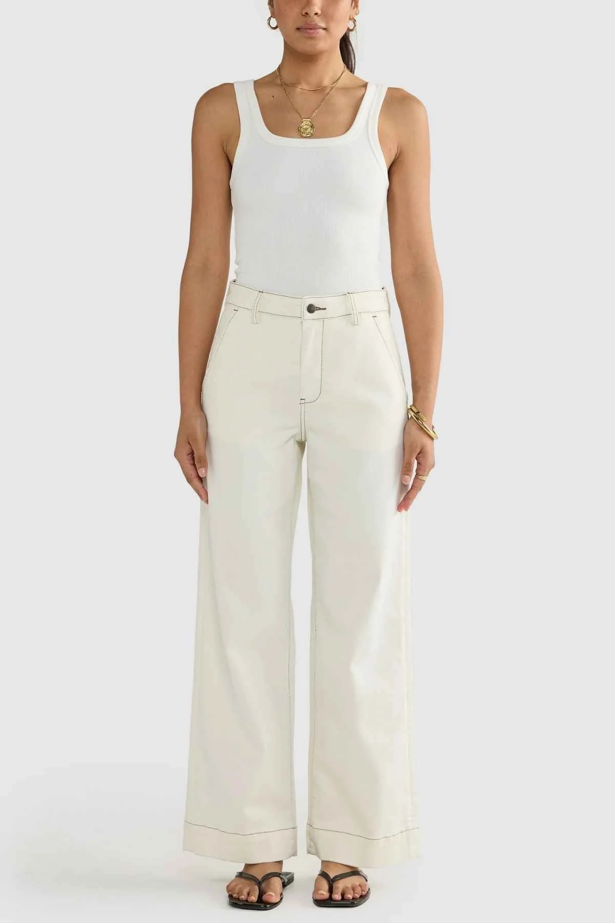 ORTC Lottie Relaxed Twill Pants - Image 6