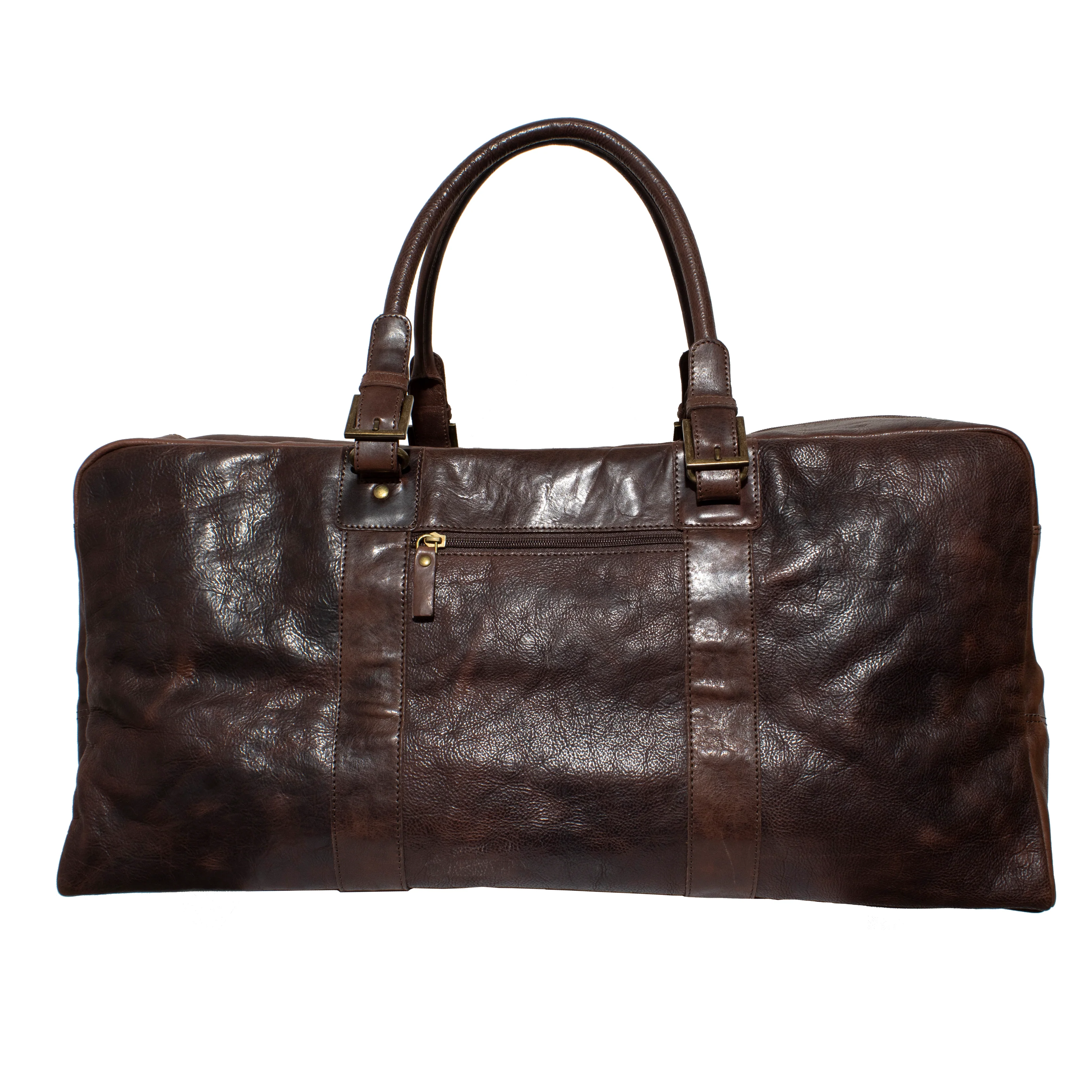 Pierre Cardin Rustic Leather Overnight Bag - Image 3