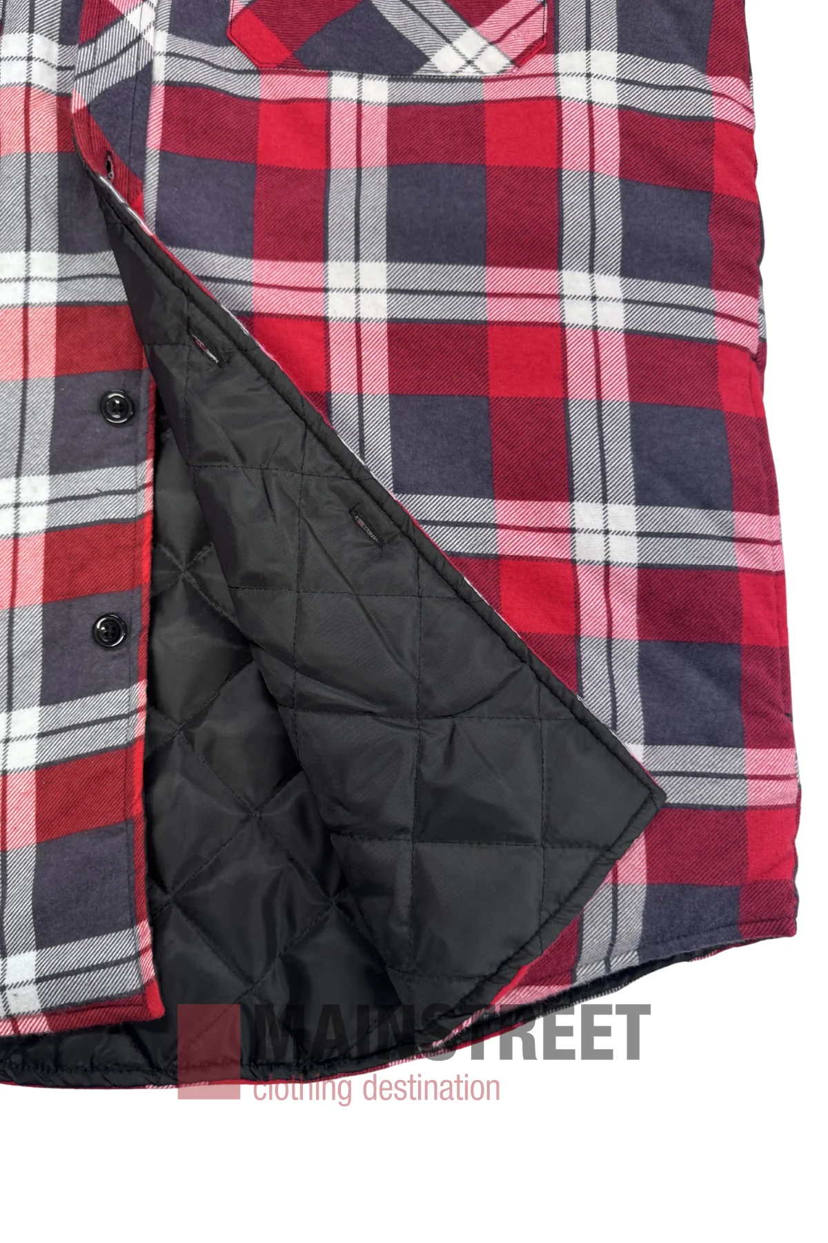 Pilbara Flannelette Quilted Shirt - Image 3