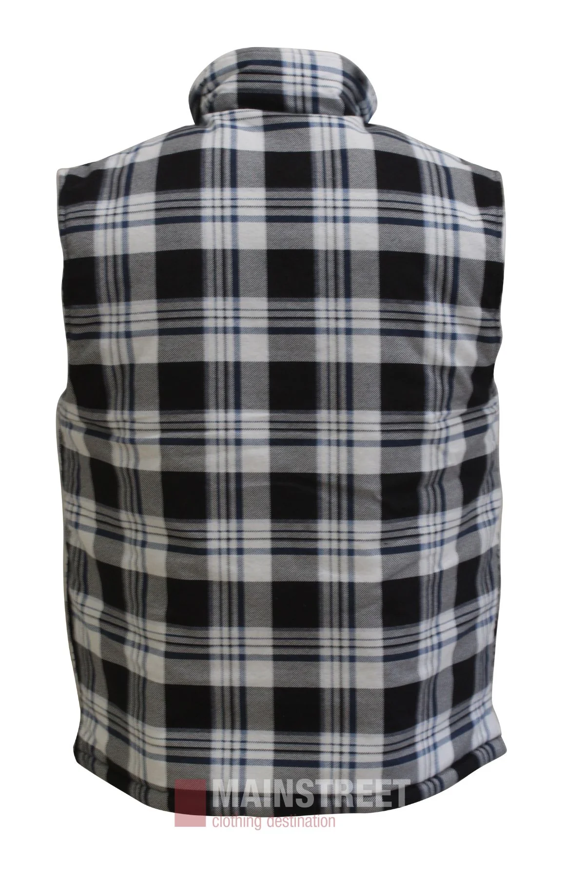 Pilbara Flannelette Quilted Zipper Front Vest - Image 2