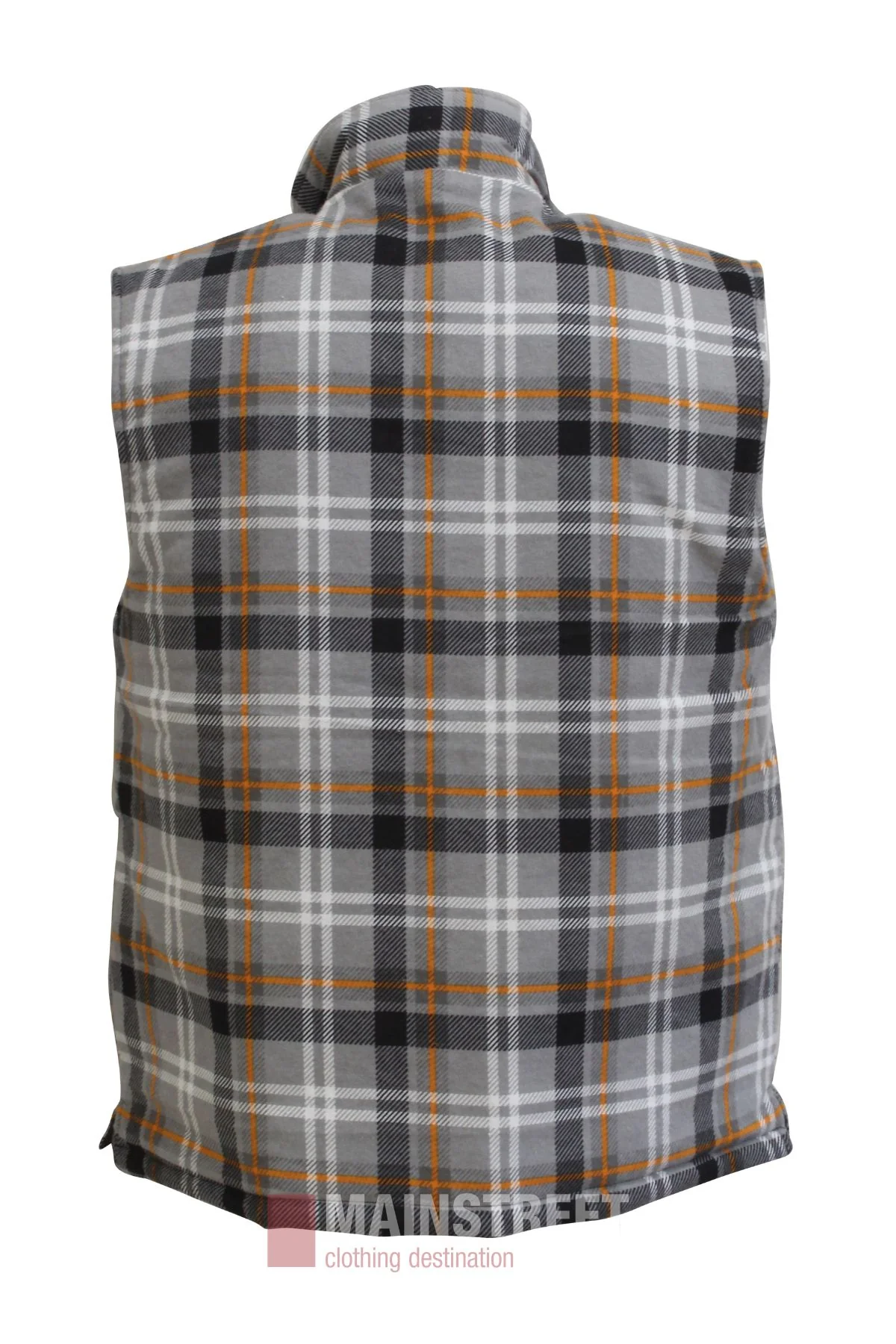 Pilbara Flannelette Quilted Zipper Front Vest - Image 2