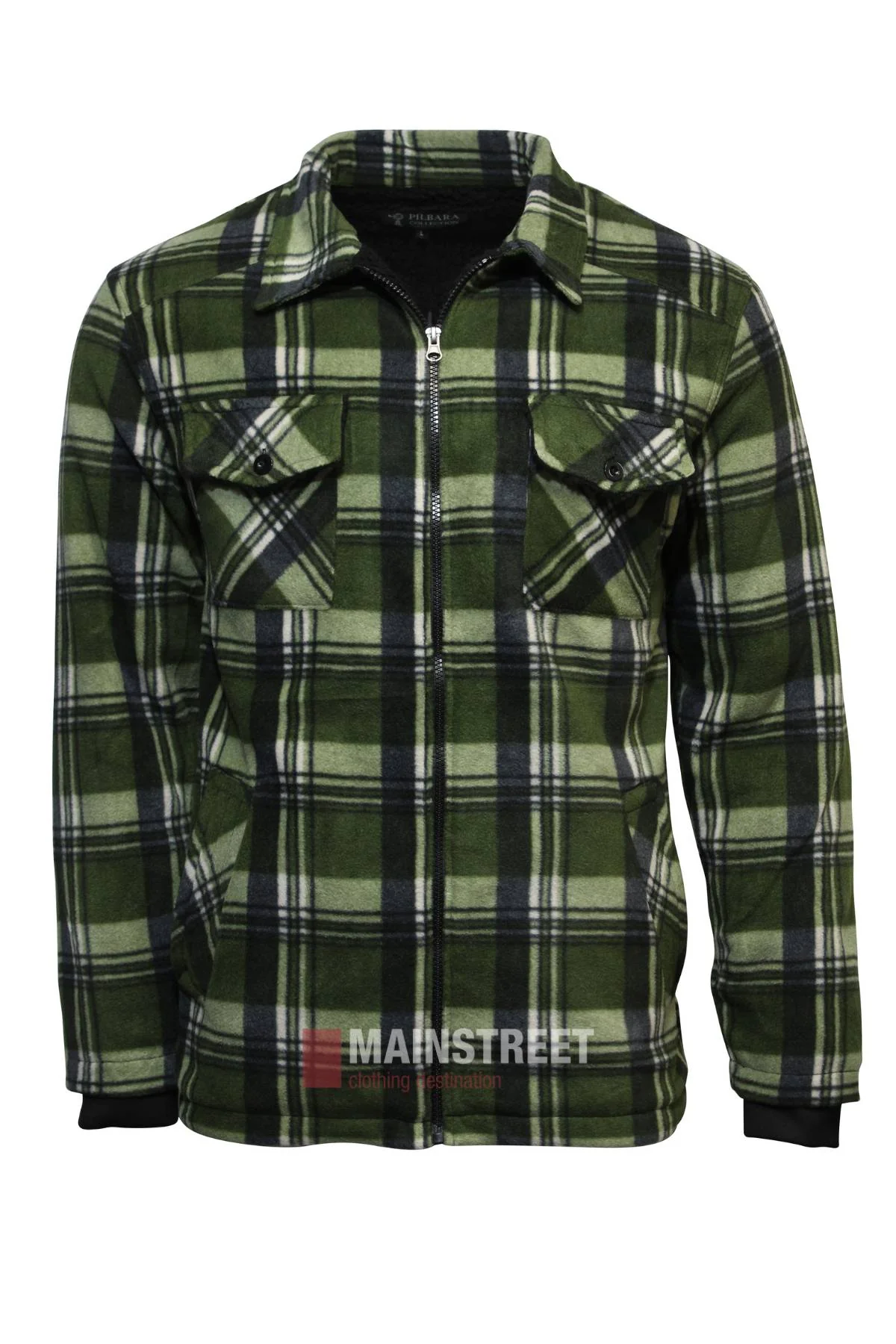 Pilbara Sherpa Lined Check Jacket