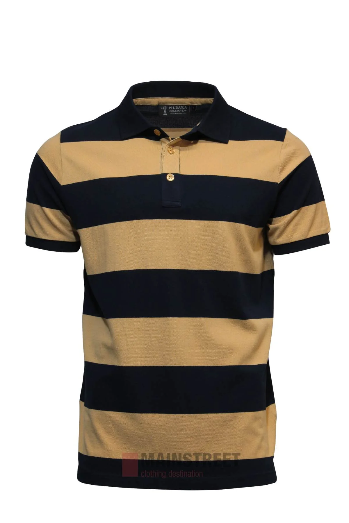 Pilbara Striped Polo