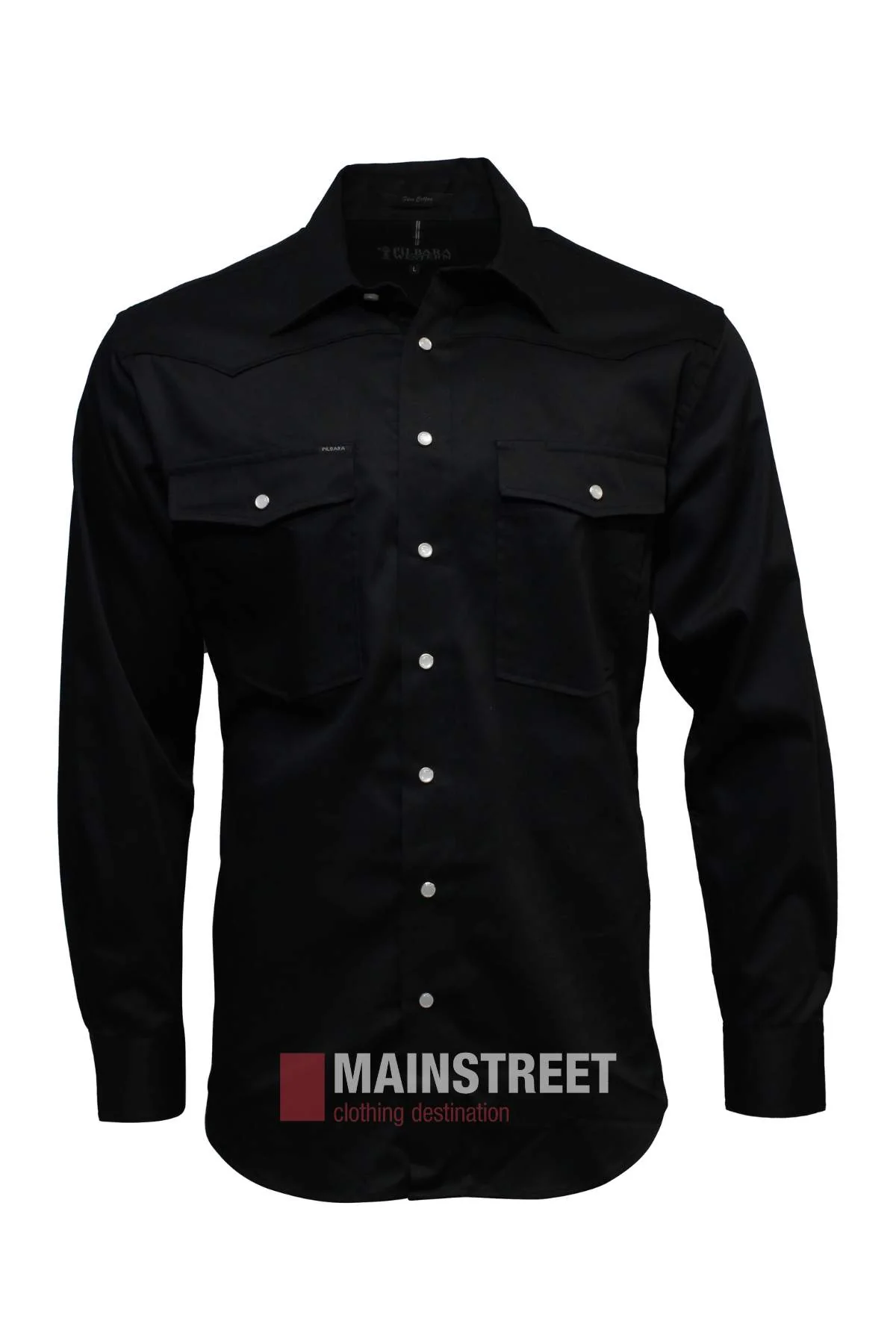Pilbara Western Snap Button Long Sleeve Shirt