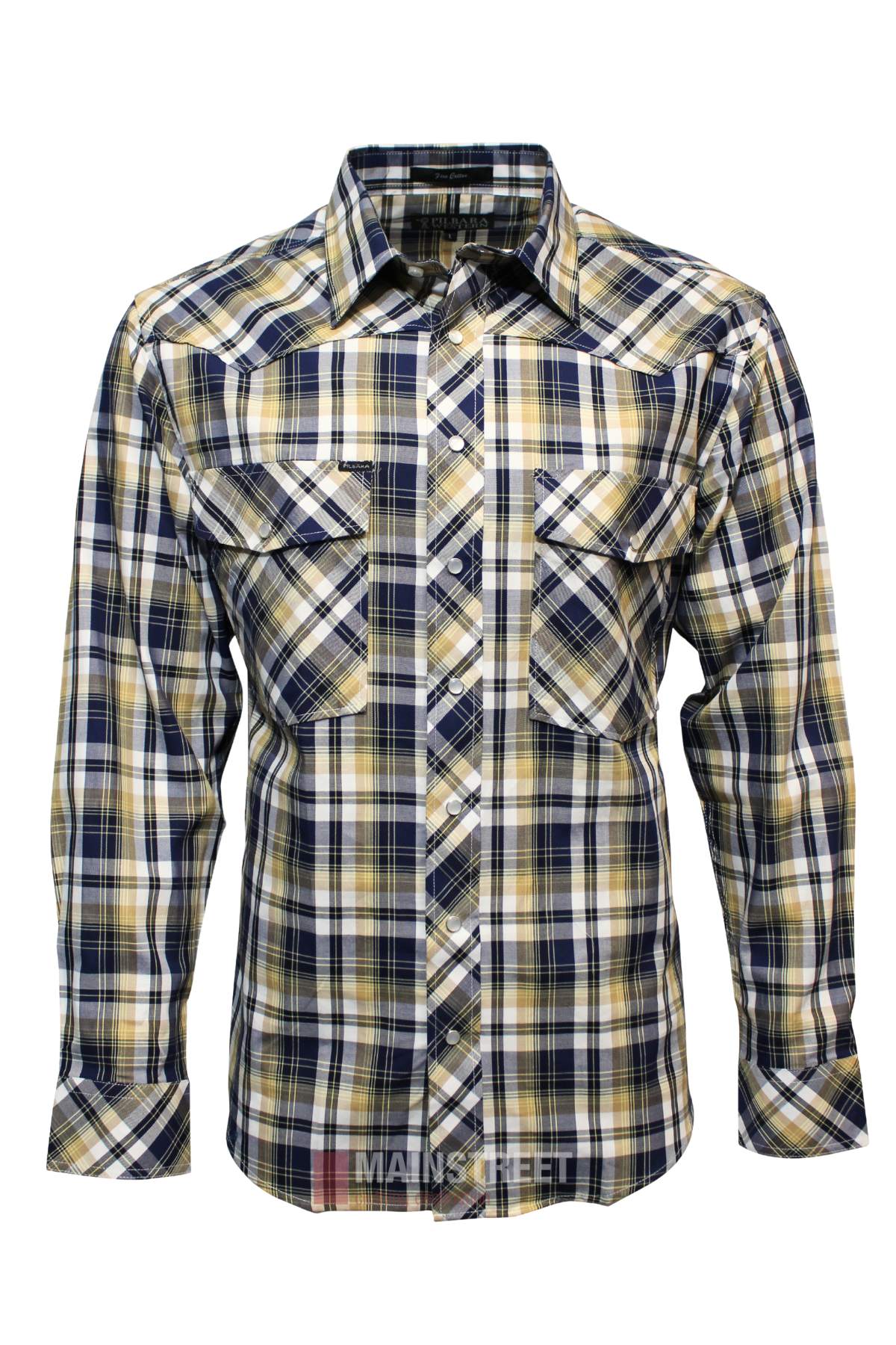 Pilbara Western Snap Button Long Sleeve Shirt