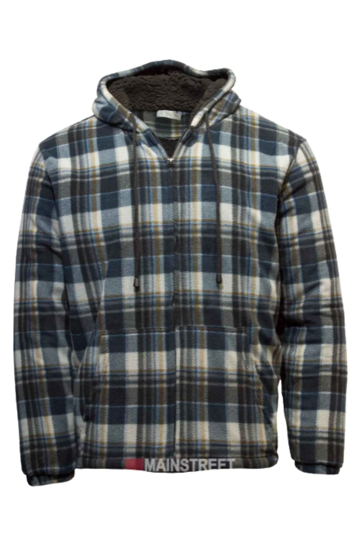 Pilgrim Check Sherpa Hooded Jacket